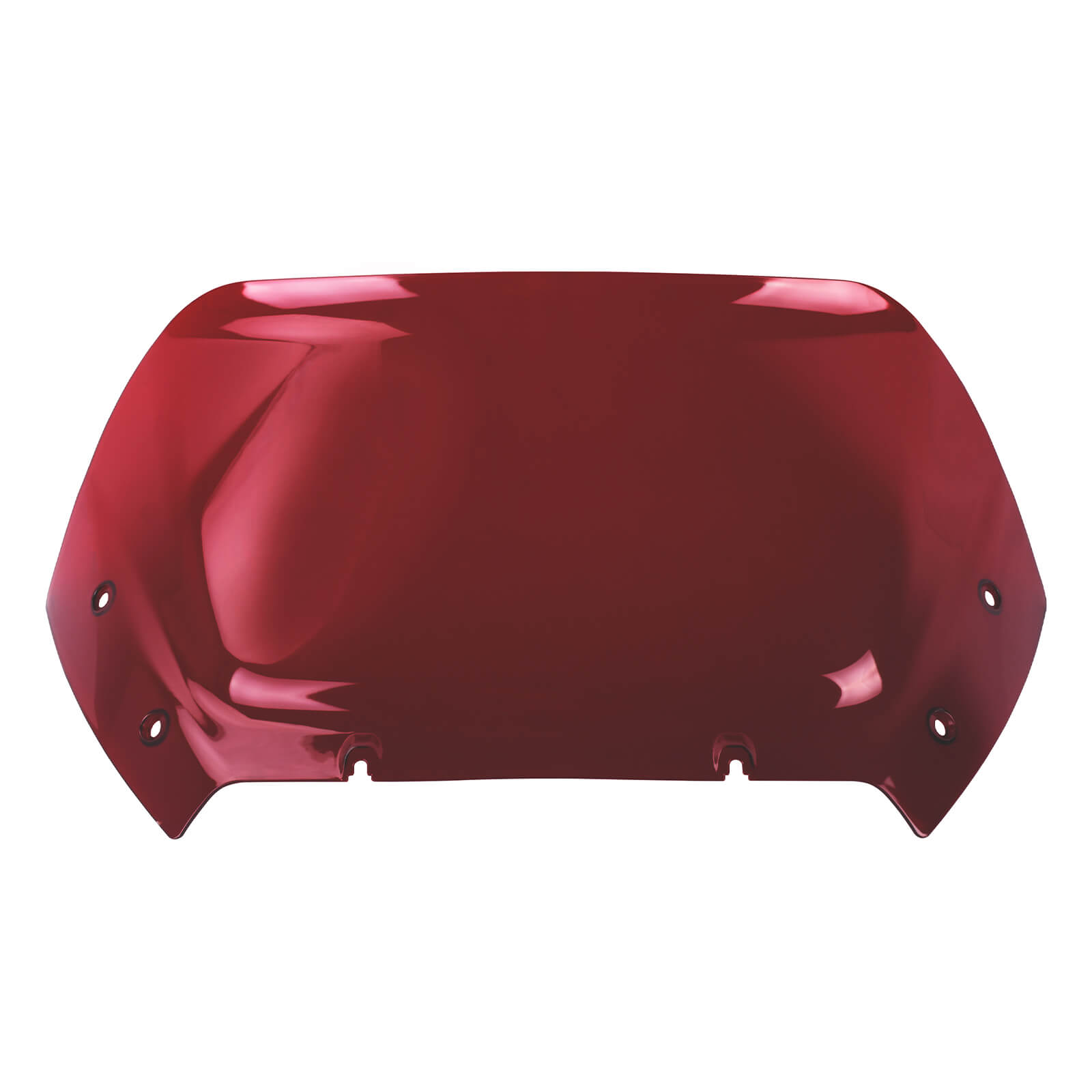 WI003904 mactions Motorcycle 10" Windshield For Harley Touring road glide - red