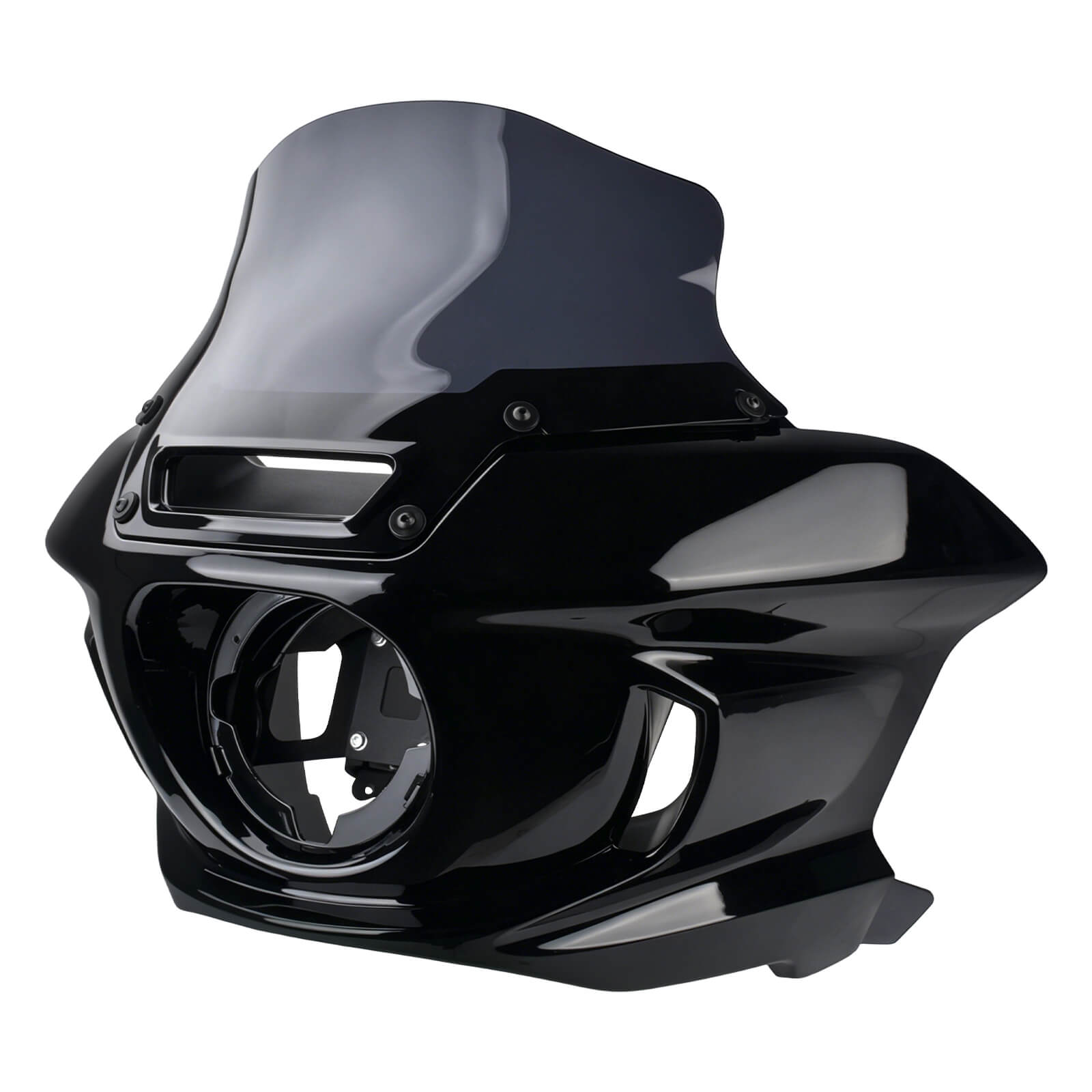 WI004104 HCmotorku Headlight Fairing Kit with Windshield Fit For Harley Softail 2018-up