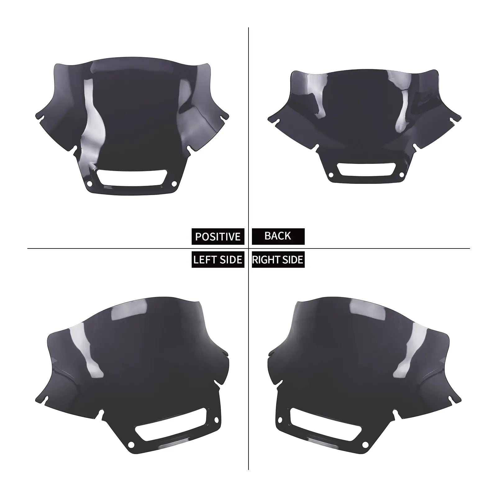 WI005501 8.5" Motorcycle Windshield for Harley low rider 2024