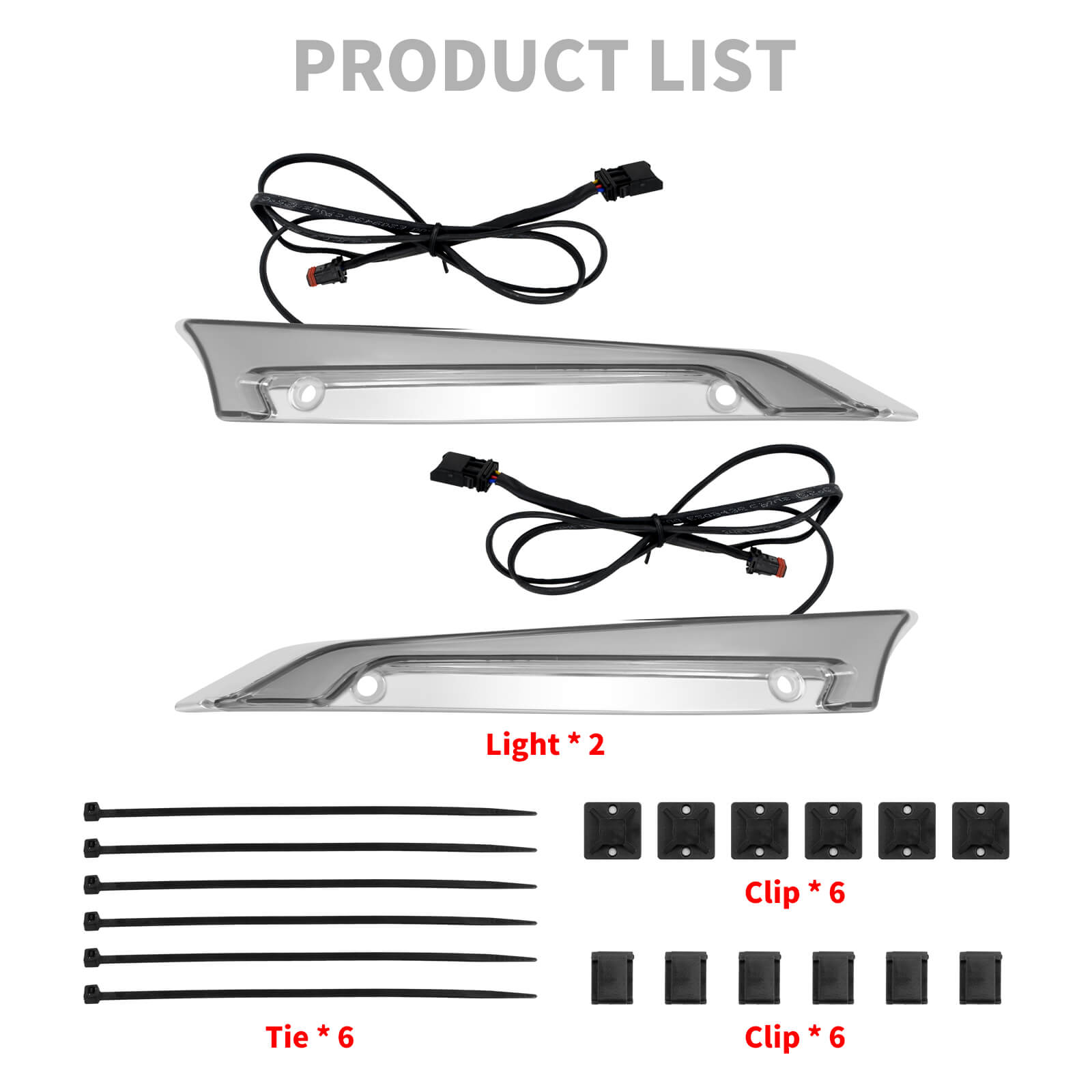 Windshield-Trim-Lights-for-2015-harley-list-LA021002
