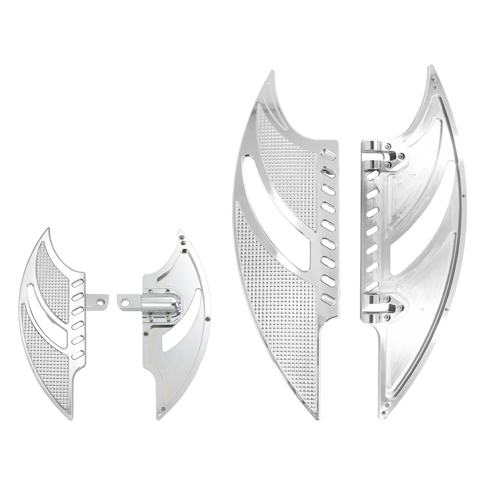 ZH000011 mactions harley rider and passenger floorboards set