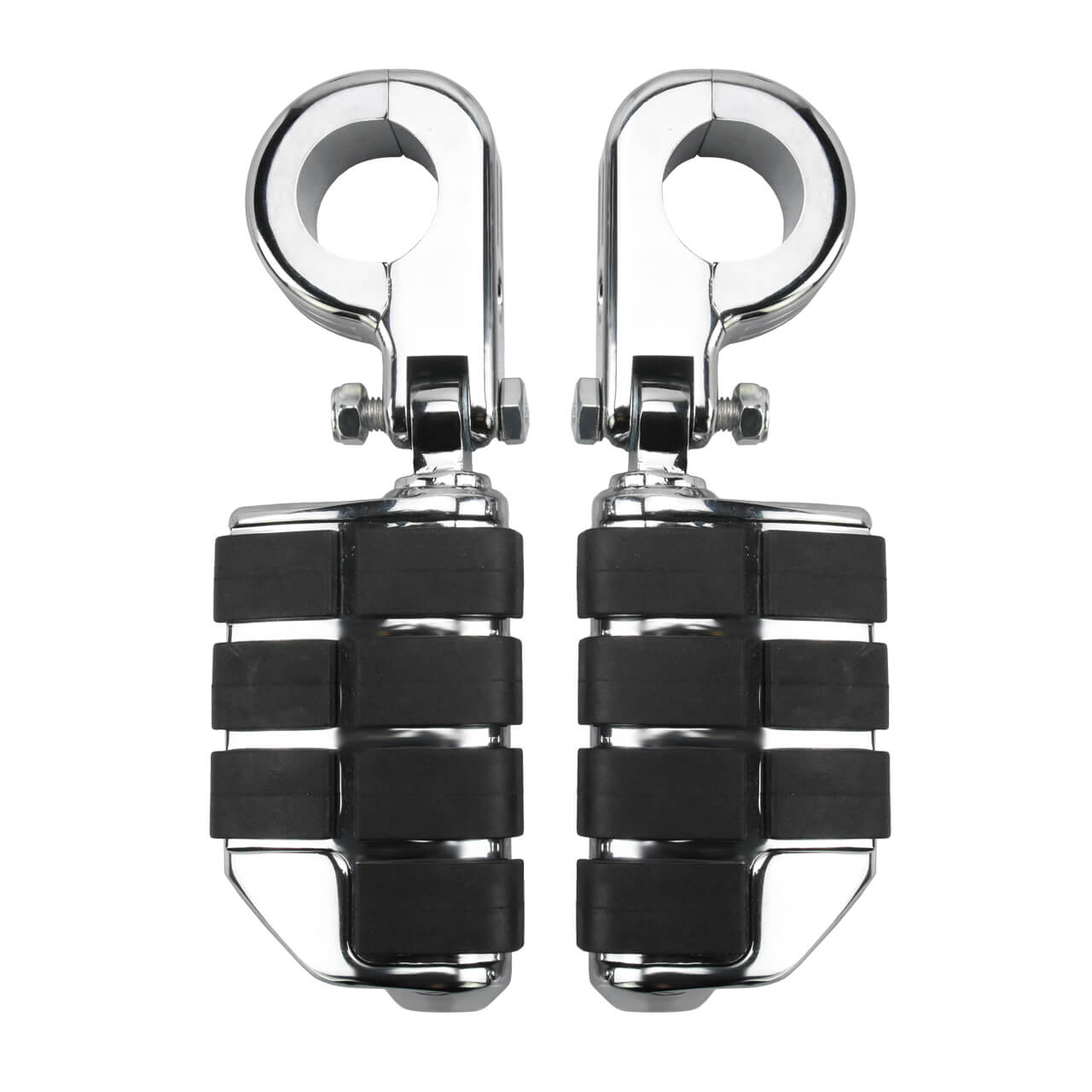 Motorcycle Highway Footpegs for 1-1/4" Engine Guards | Mactions