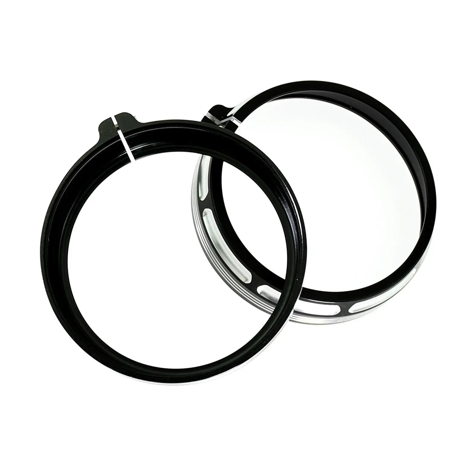 ZH000273 mactions Headlight Trim Ring and Auxiliary Passing Lamp set for harley touring