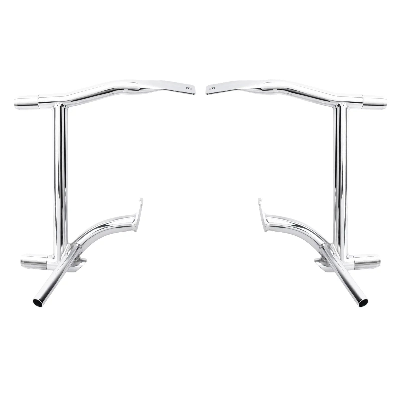 ZHFR0009 mactions Motorcycle Rear Saddle Bag Guards Chrome crash bars for harley touring road glide