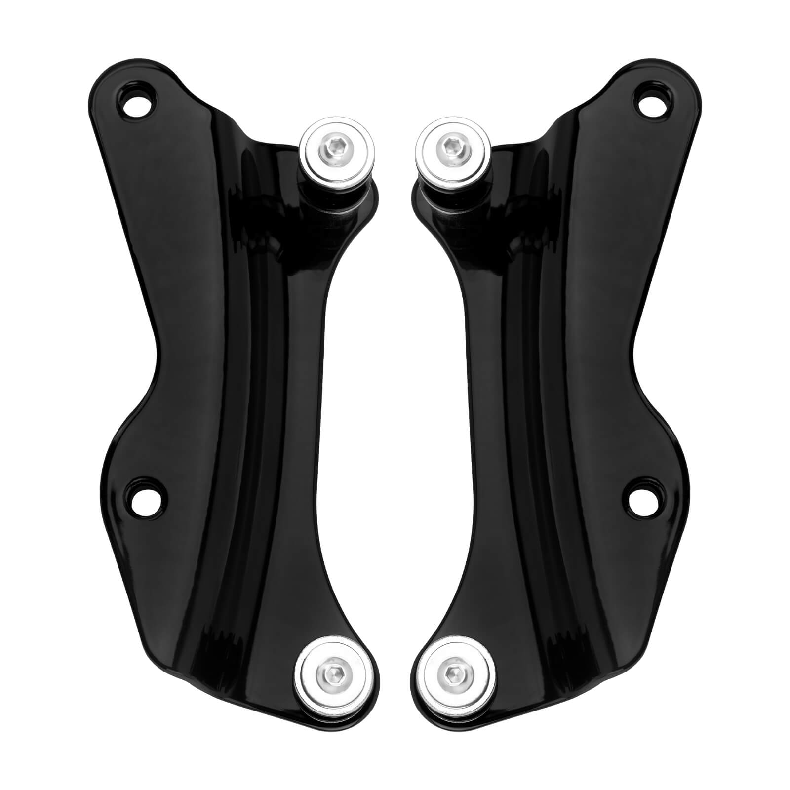 ZHLU0033 JG mactions tour pack trunk detachable luggage rack street glide 2016 black docking hardware