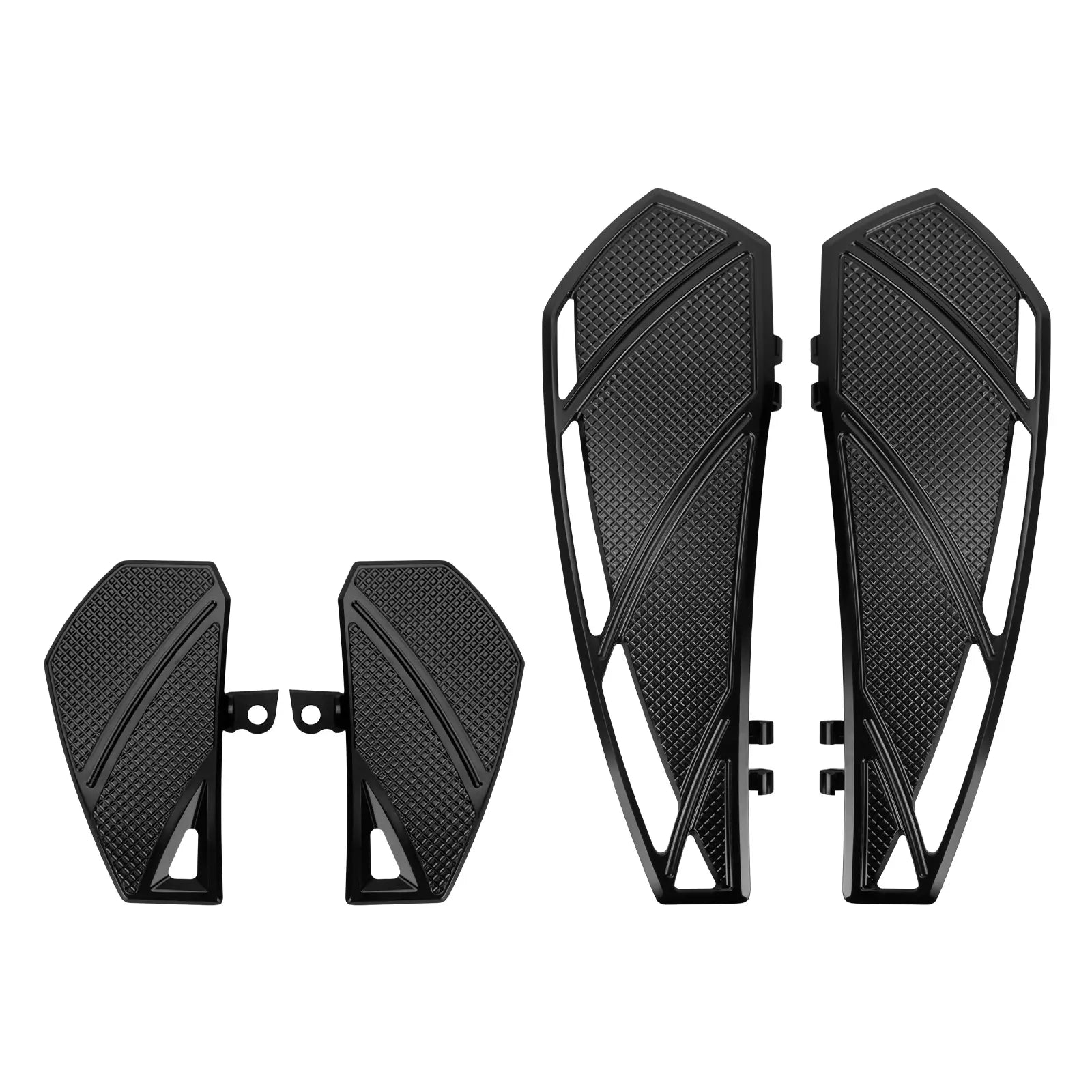 ZHPE0026 mactions CNC Wide Rider Floorboards Passenger Foot Pegs