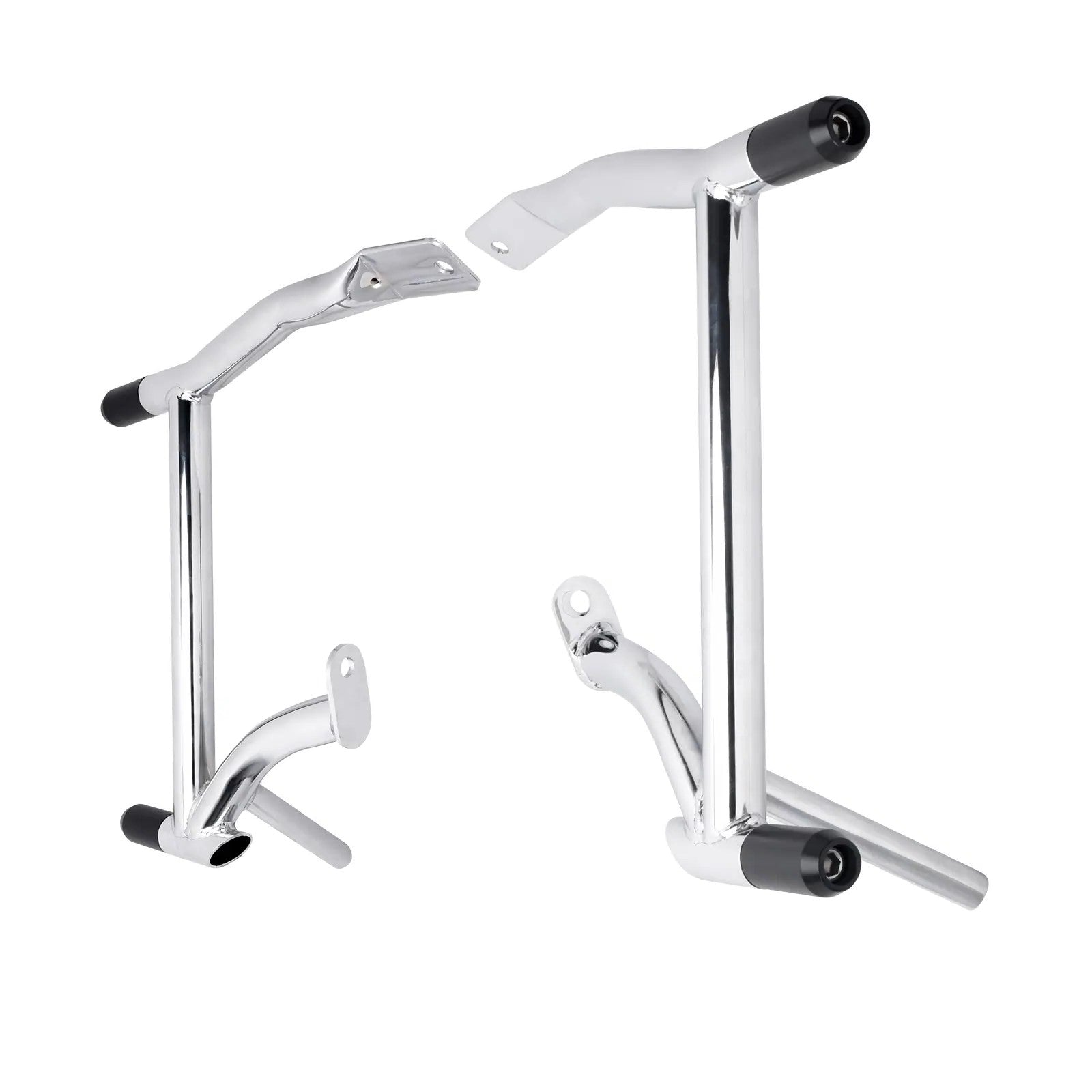 ZHTJ0002 mactions harley chrome bag guards crash bars for touring