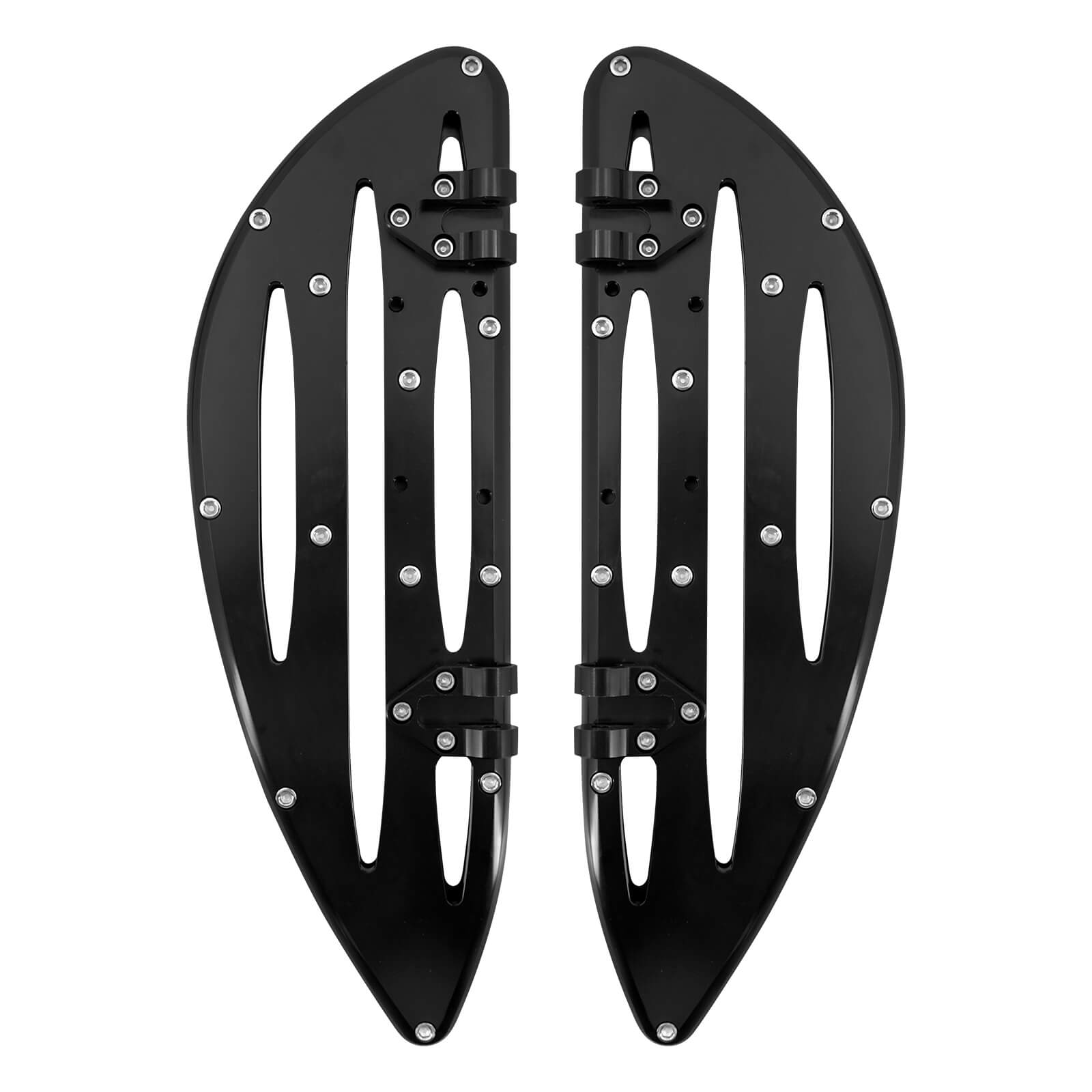 Motorcycle Front Stretched Rider Floorboards for Harley '12-'16 FLD '86-'25 Touring