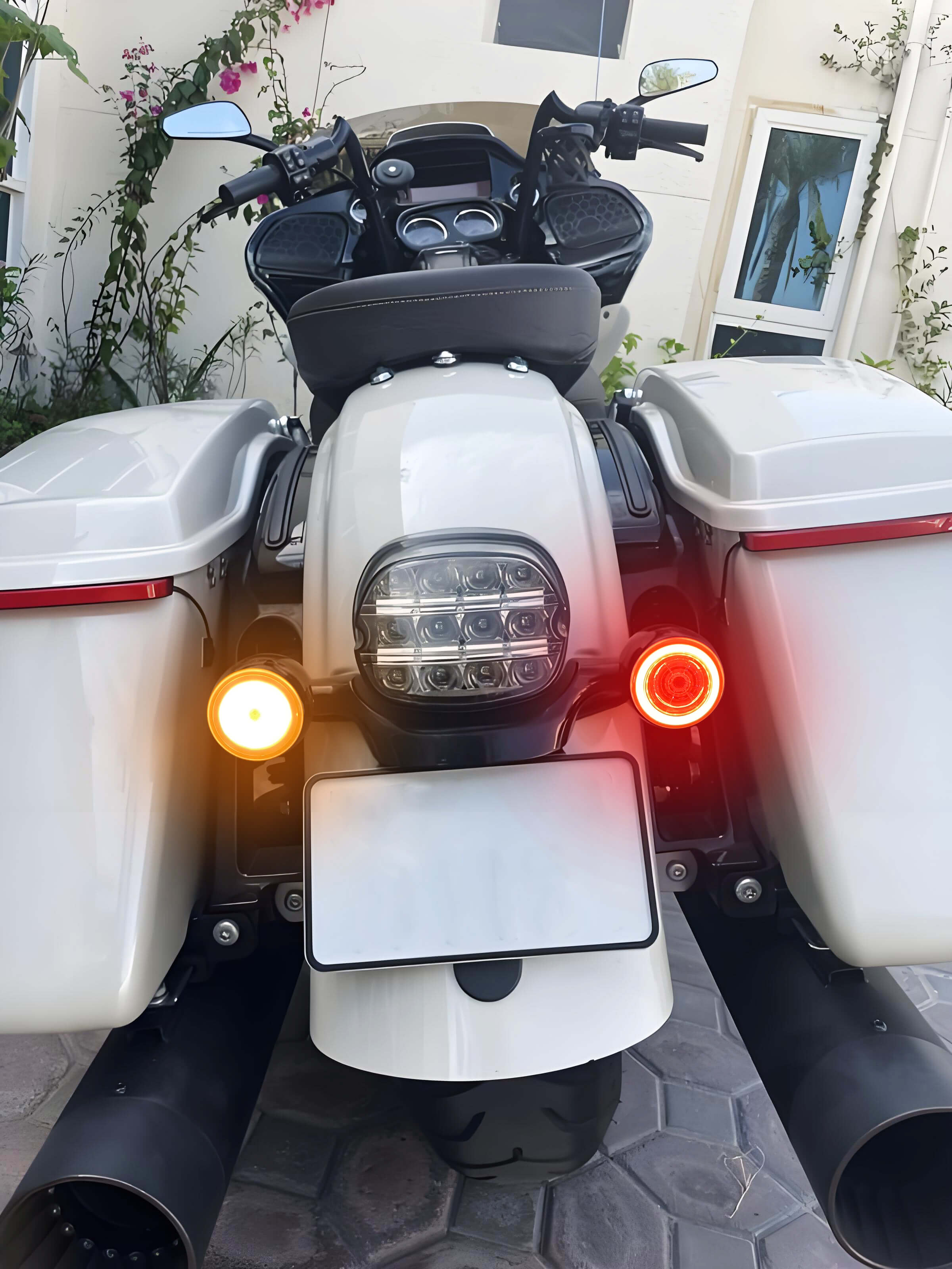 1157 LED Turn Signal Indicator Front&Rear Bullet Lights for Harley Touring Softail Dyna