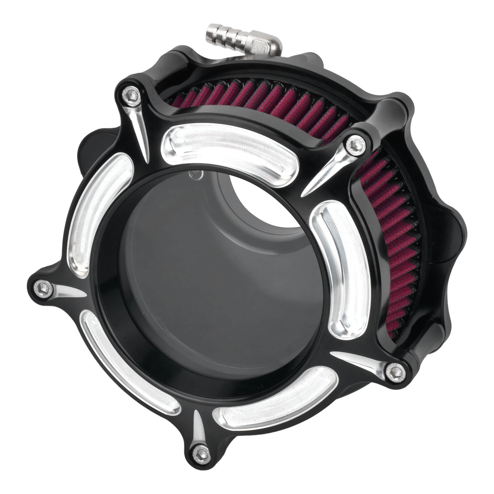 Contrast Cut CNC Aluminum Air Cleaner for Harley Touring CVO 2023-2025 | Mactions
