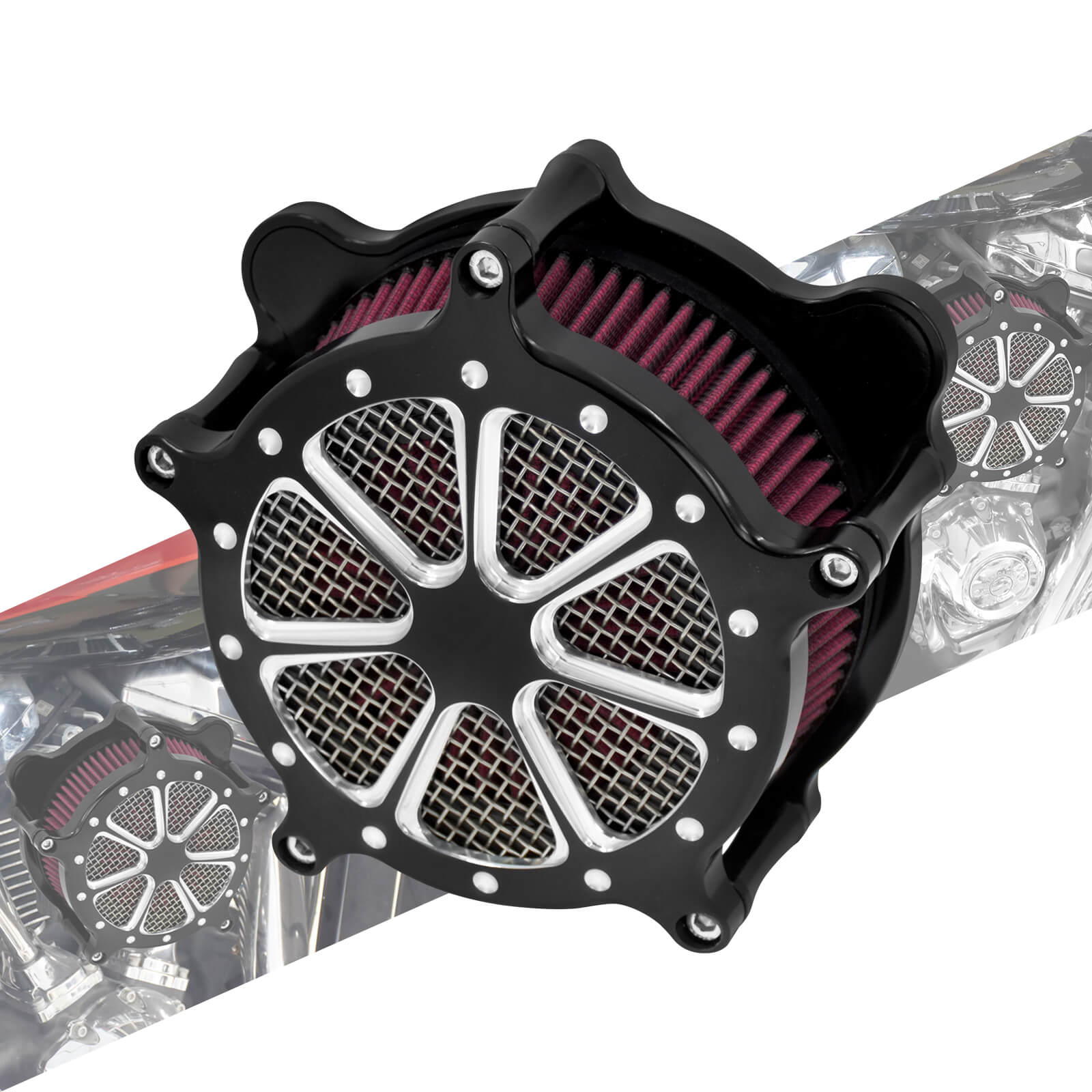 af008302-mactions-Air-Cleaner-Red-Intake-Filter-Fit-Harley-dyna