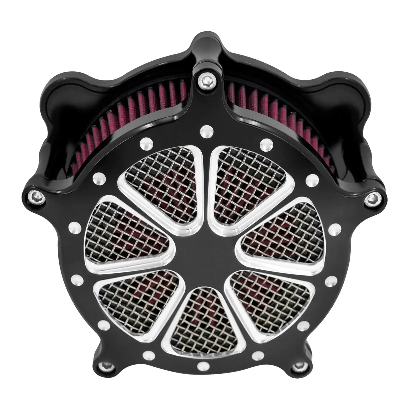 af008302 Air Cleaner Red Intake Filter Fit Harley Touring