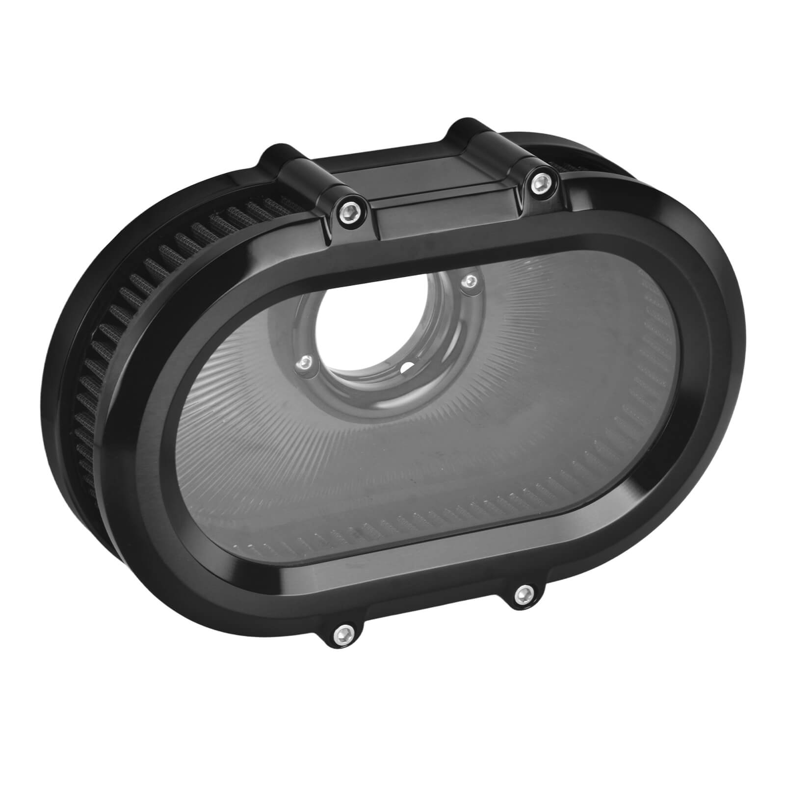 See Through Design Oval Air Cleaner Kit Harley Softail '00-'15 Dyna/FXR '00-'17 Touring '00-'07 | Mactions