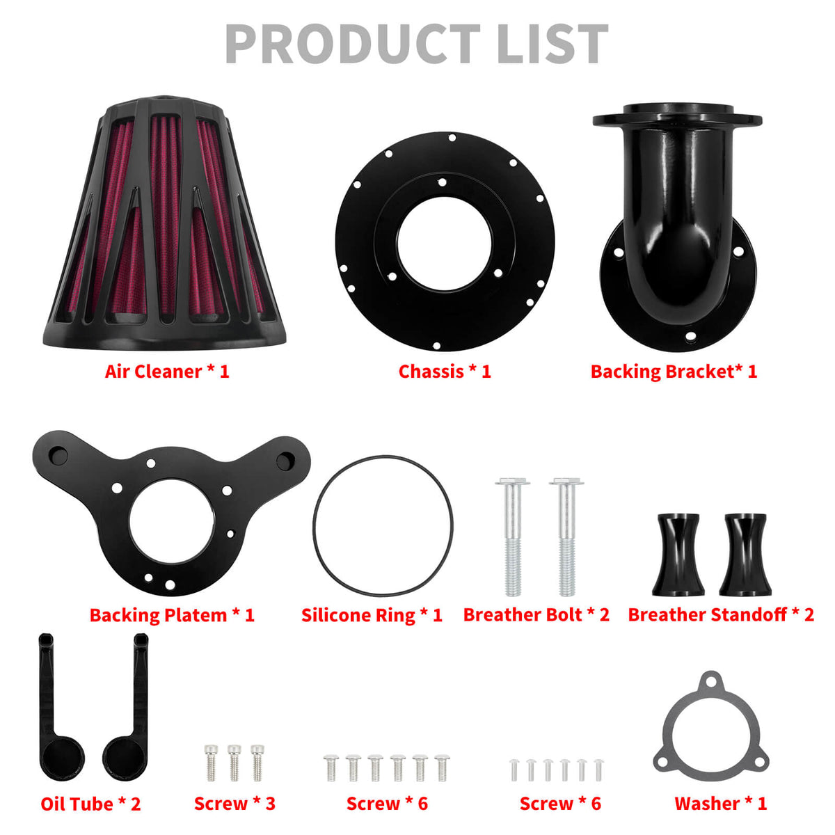 90-Degree Custom Air Filter Kit for Softail '16-'17 Touring & Trike '08-'16 | Mactions
