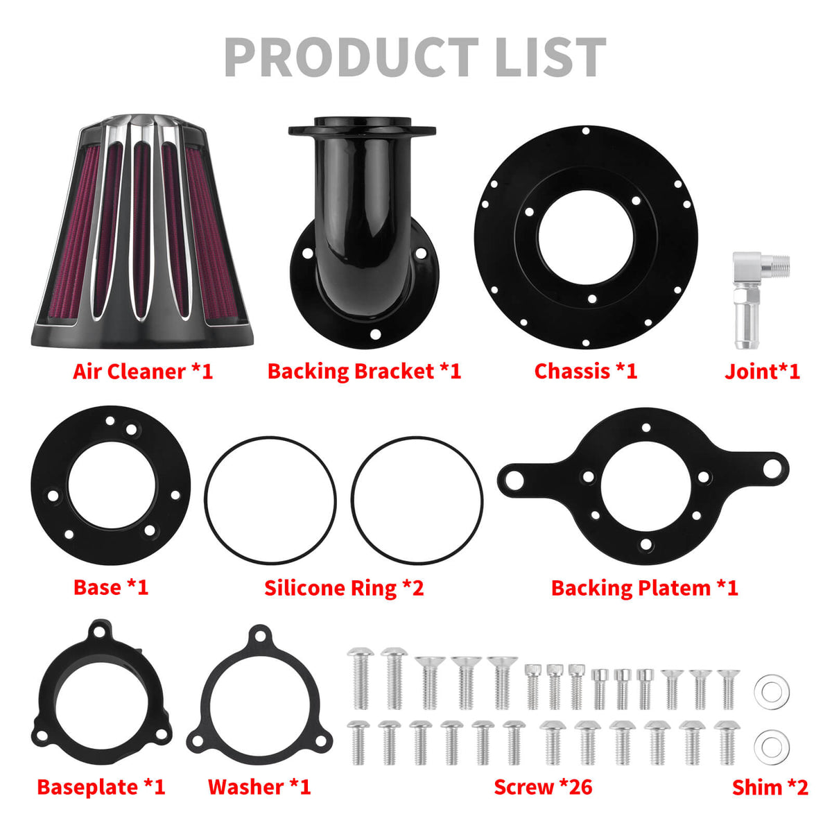 High-Flow Air Cleaner Assembly for Harley Touring CVO 2023-2025 | Mactions