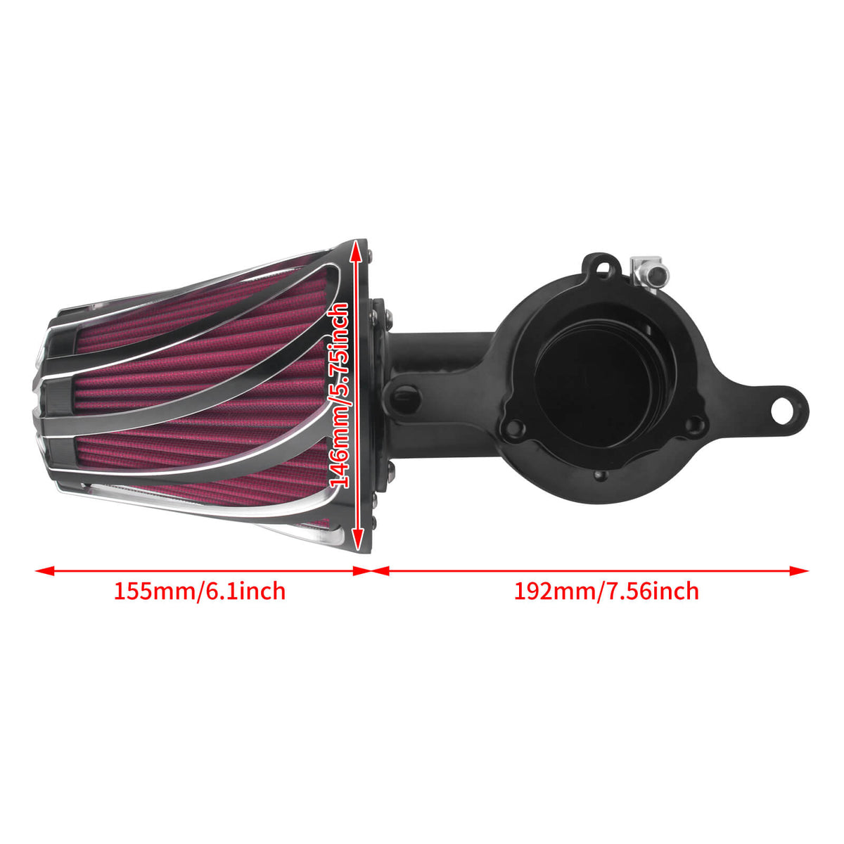 CNC High Flow Air Filter Kit for Harley Touring & Softail 2023-2025 | Mactions