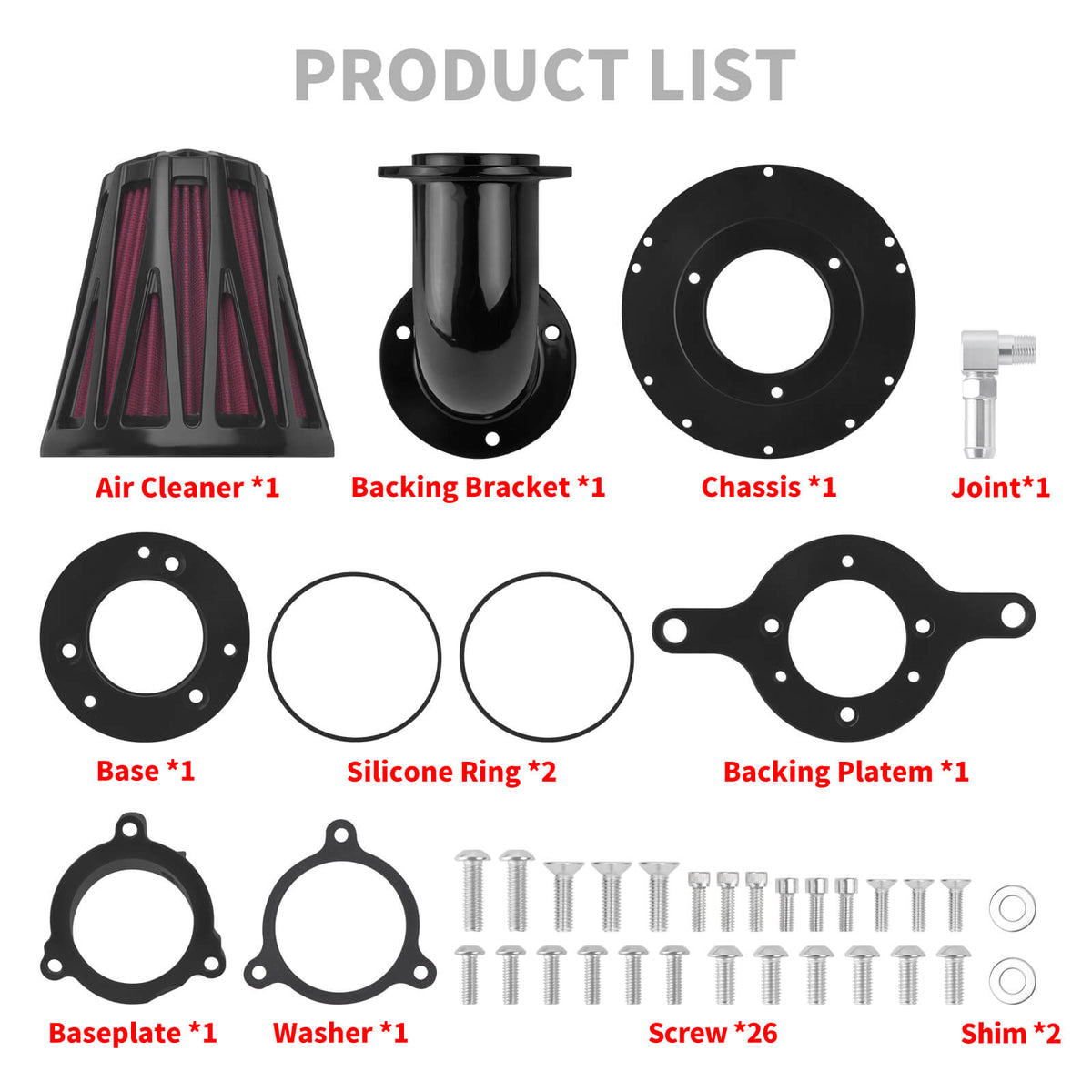 Forward-Facing Elbow Air Filter for Harley CVO & Street Glide '23-'25 | Mactions