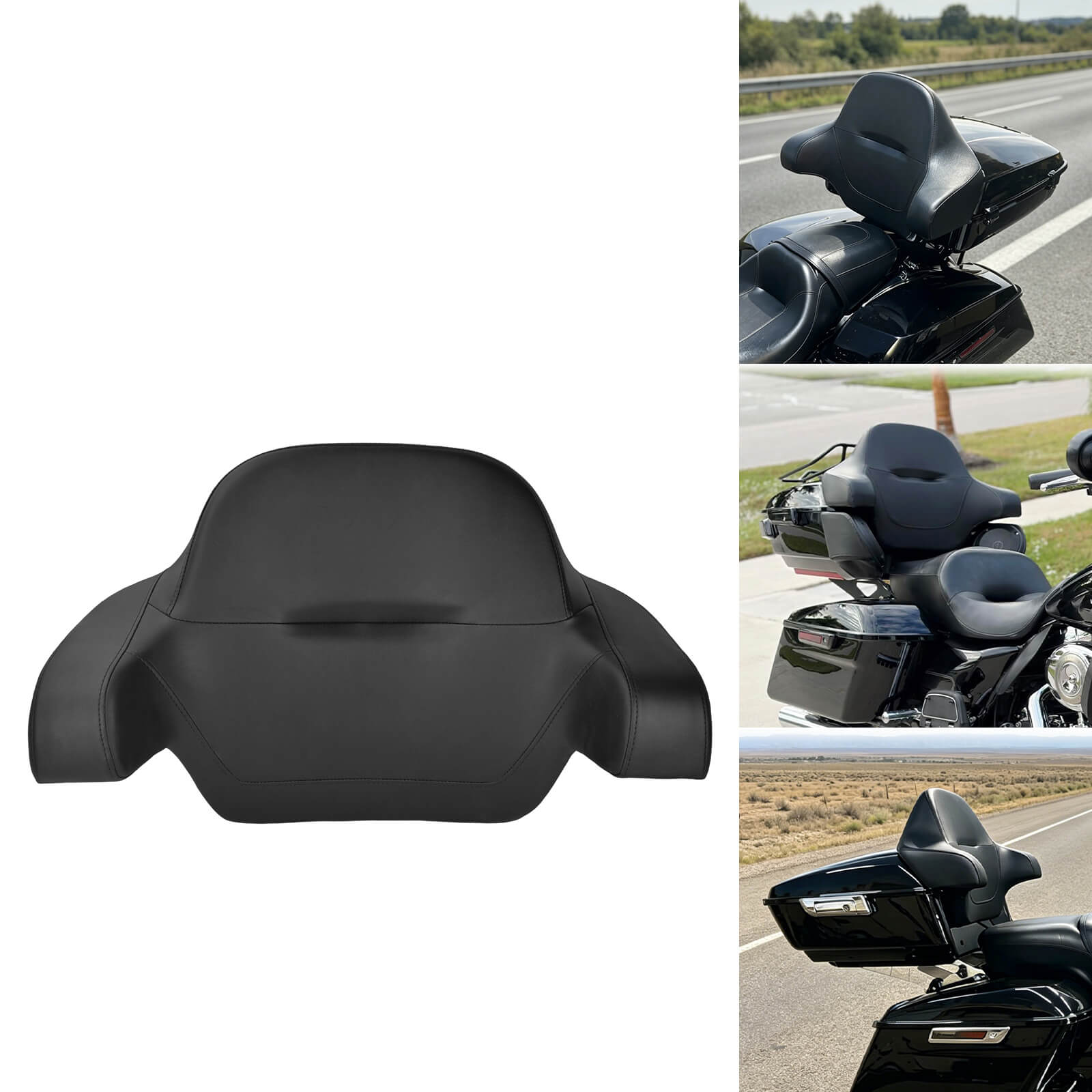 Wrap-Around King Tour Trunk Passenger Backrest for Harley Touring '14-'25 | Mactions