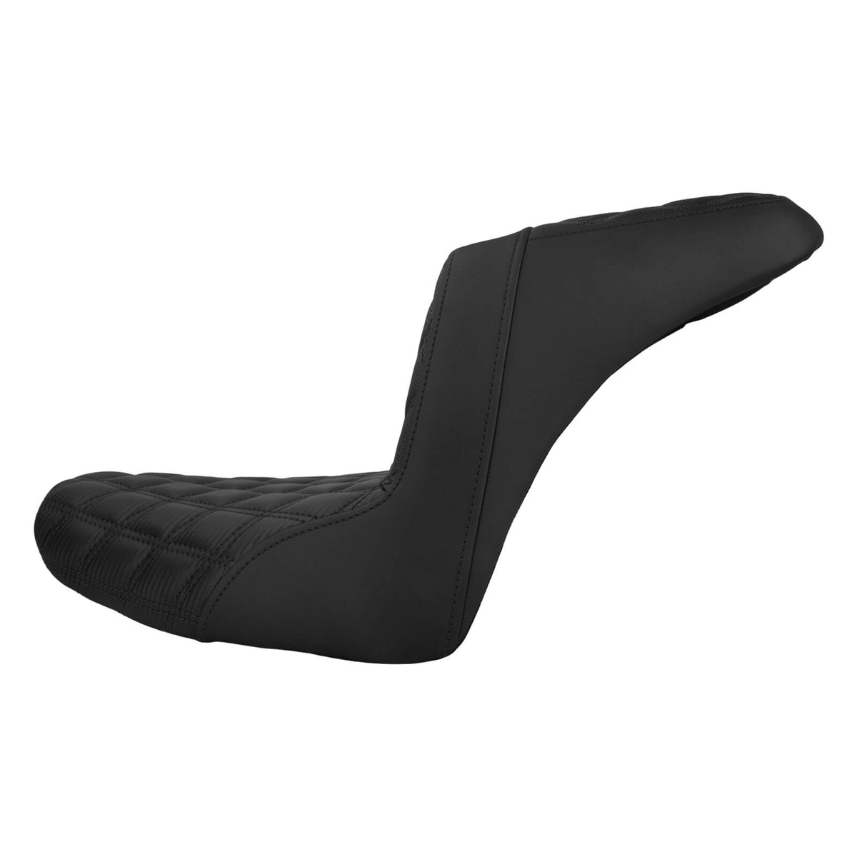 cb015001 mactions driver passenger saddle seat softail 2020 black stitching side
