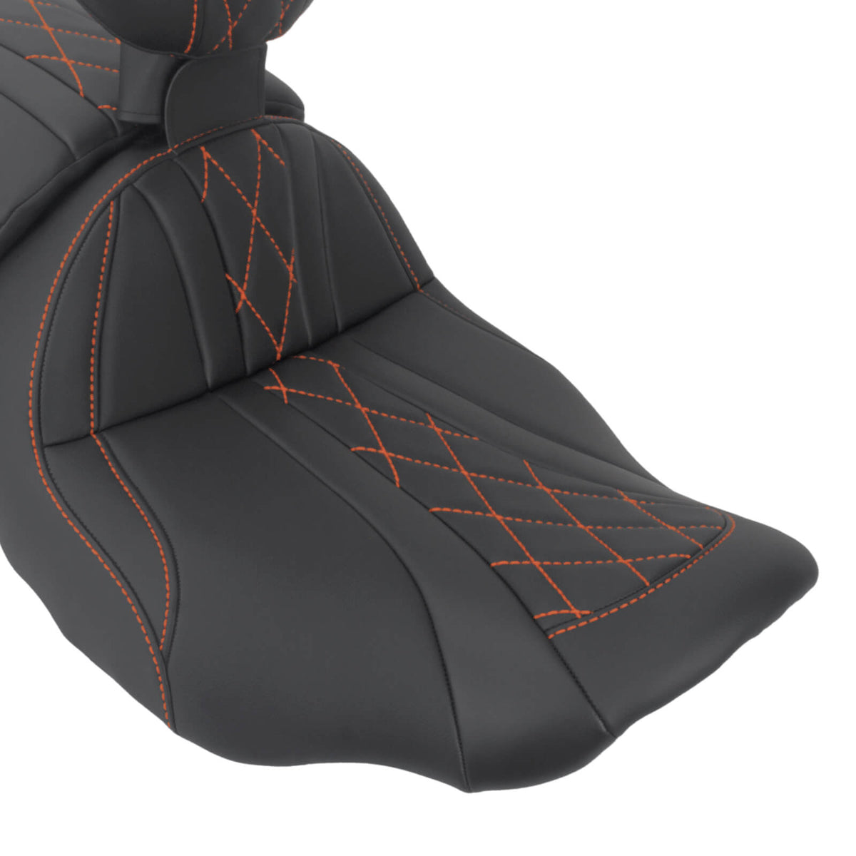 Two-Up Seat with Adjustable Backrest for Harley Touring ‘23.5-’25 | Mactions