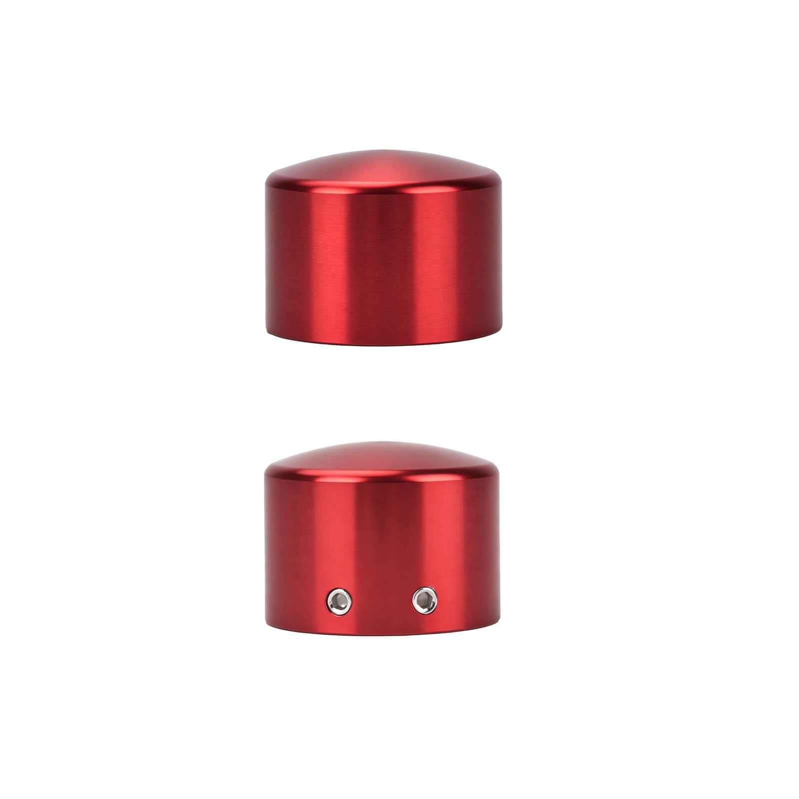 cr023603 mactions anodized front axle covers vrsc 2002 red side