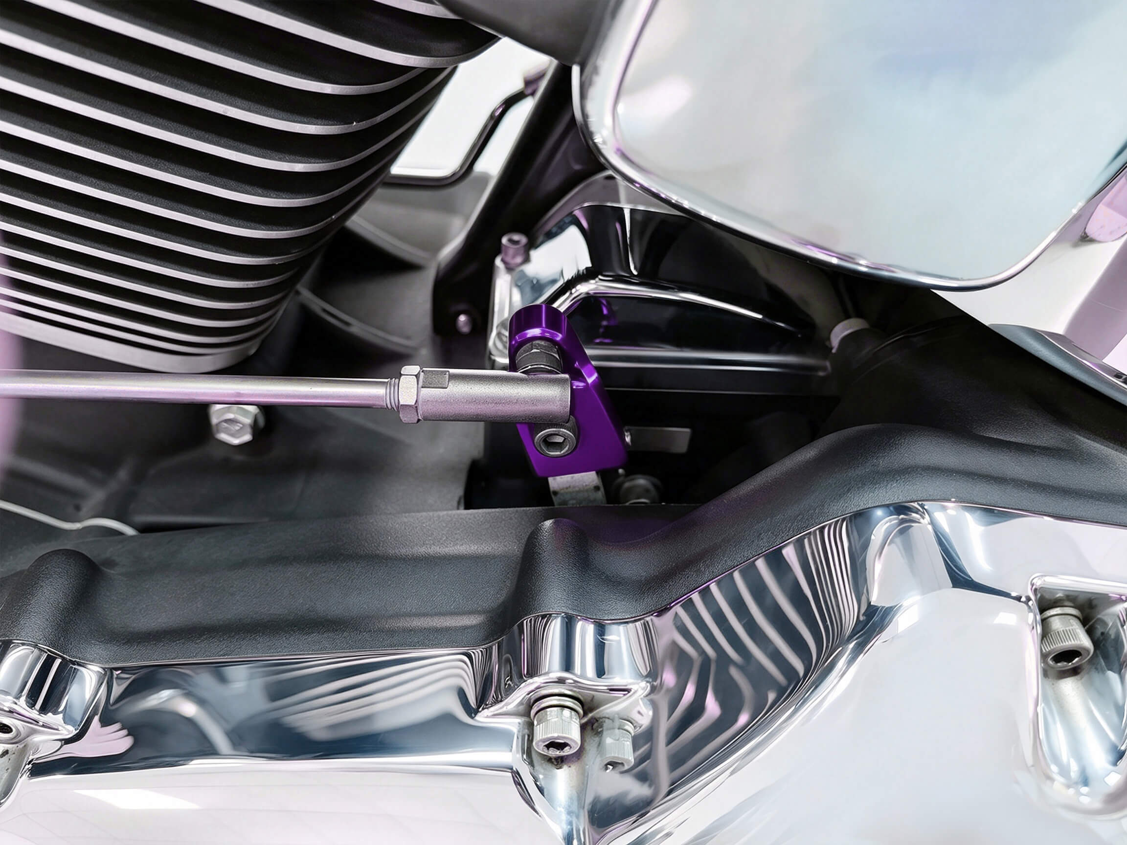 ge000601 mactions neutral finder shift assist kit twin cam 1999 purple effect
