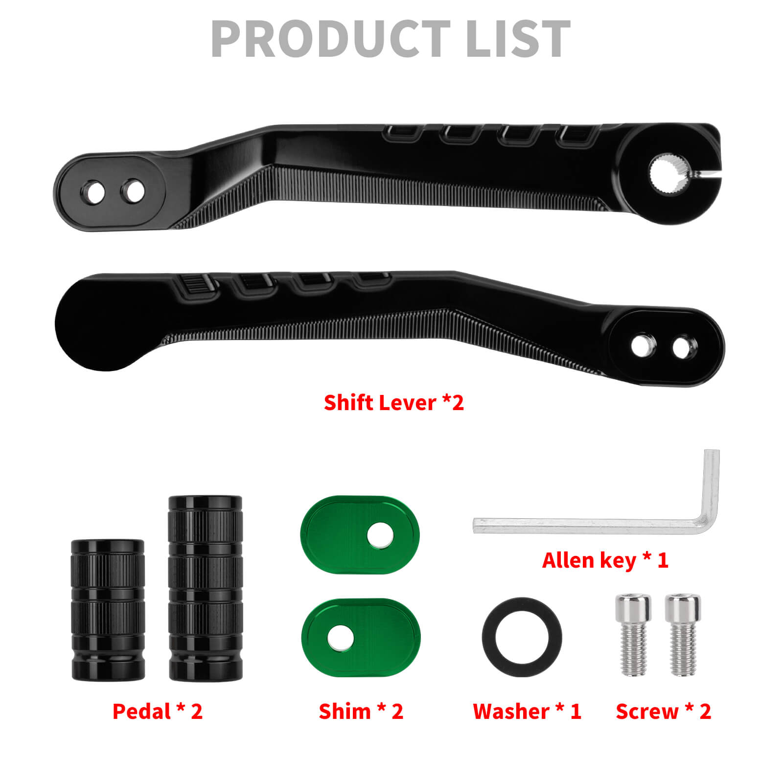 Heel Toe Shift Lever Shifter for Harley Softail FL '86-'17 Touring '88-Up | Mactions