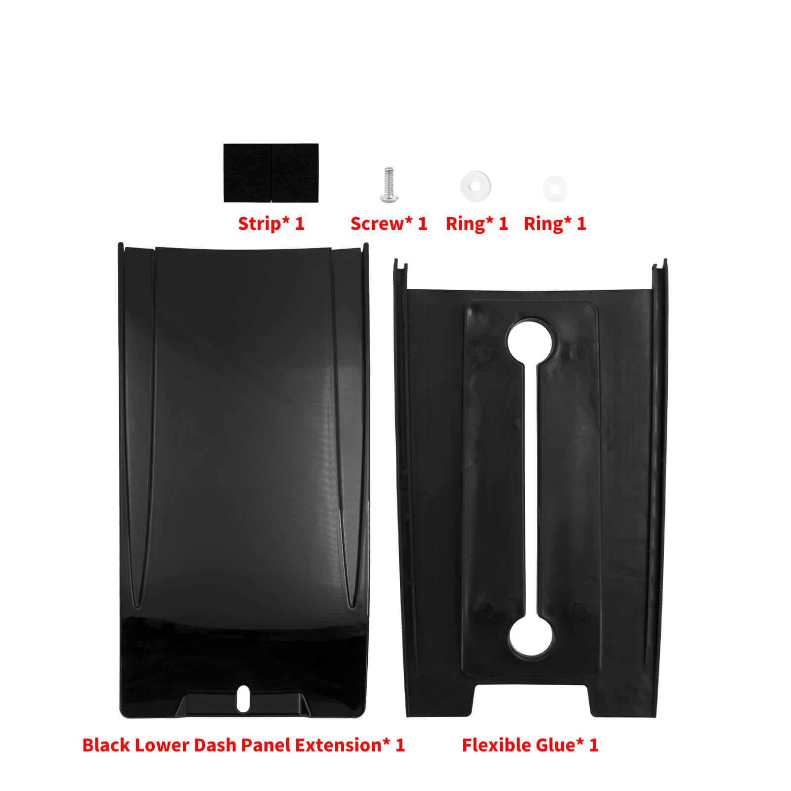 harley motorcycle Lower Dash Panel Extension