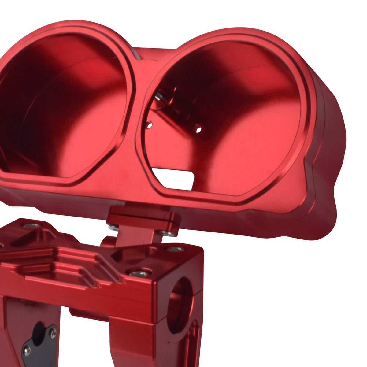 CNC Handlebar Riser With Instrument Gauge for Harley Road Glide '15-'24 | Mactions