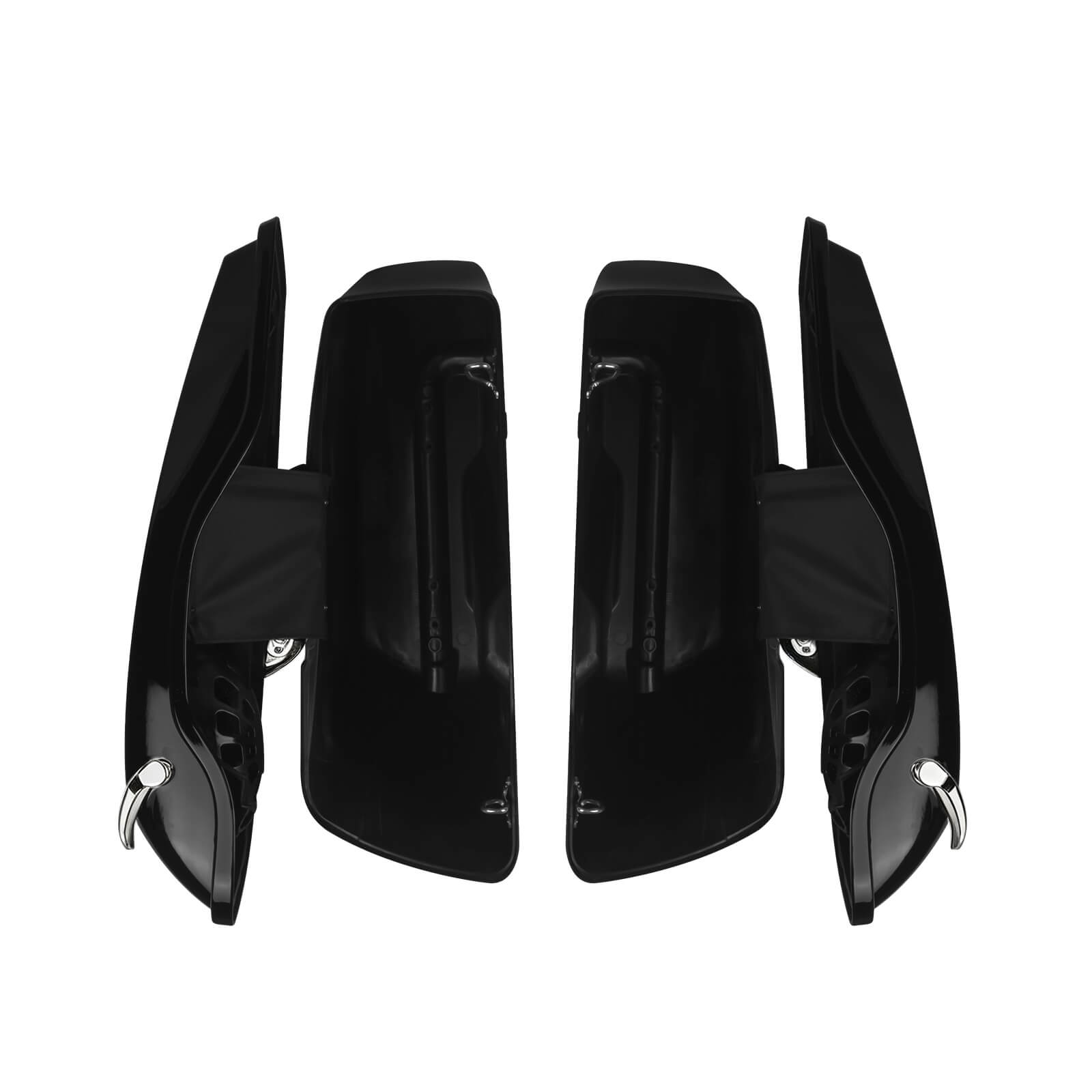 lu000604 mactions audio lid hard saddlebags fltrx 2024 chrome latch multi angle