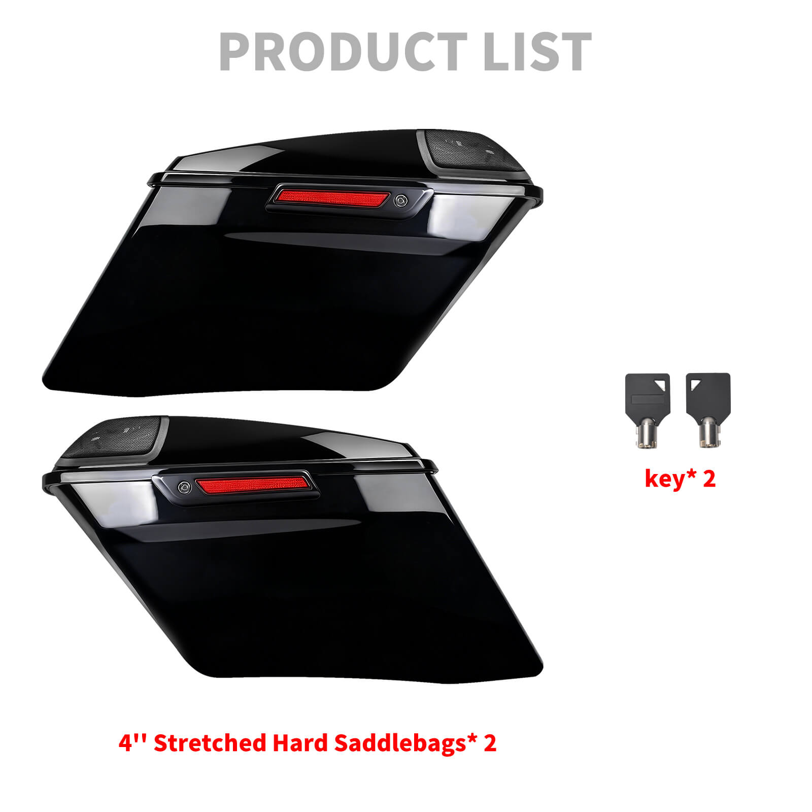 lu000703 mactions hard saddlebags audio lids touring 2015 black product list