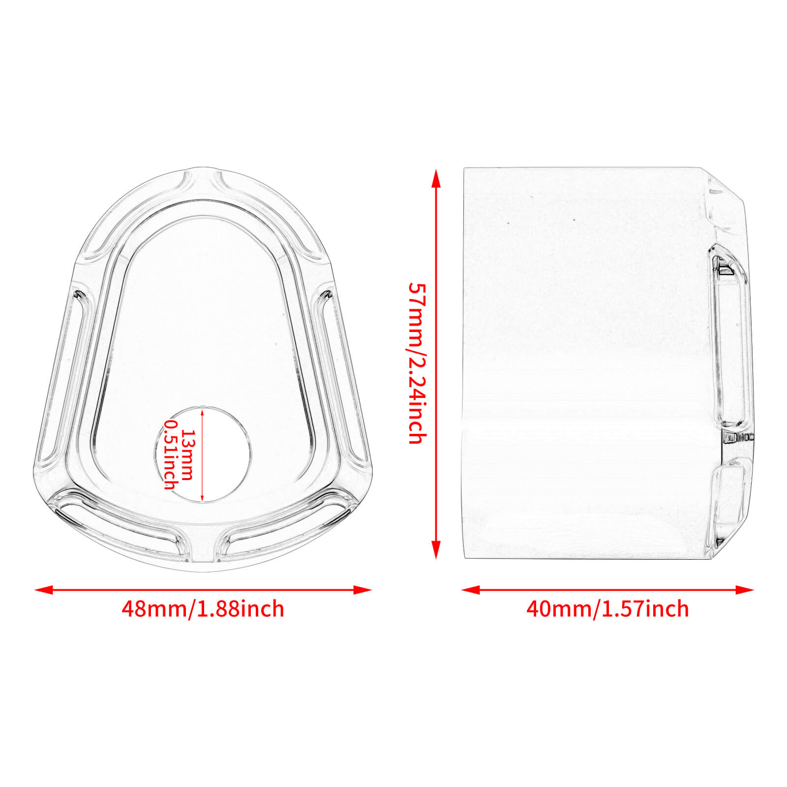 Ignition Switch Cover For Harley Touring Electra Road Street Glide '07-'13 | Mactions