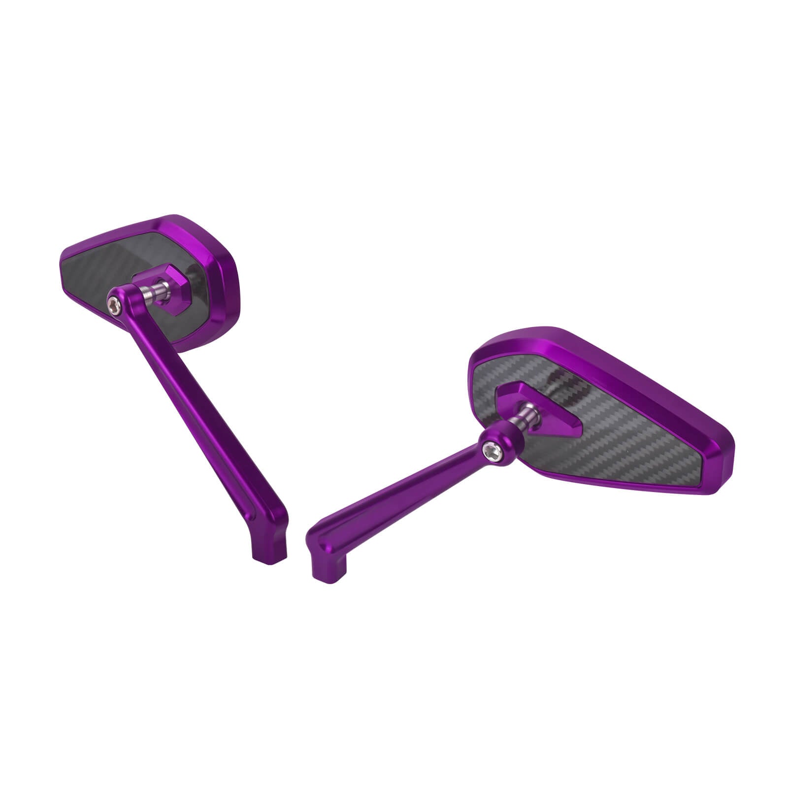 mi002905 mactions motorcycle side mirror harley touring 8mm purple angle 1