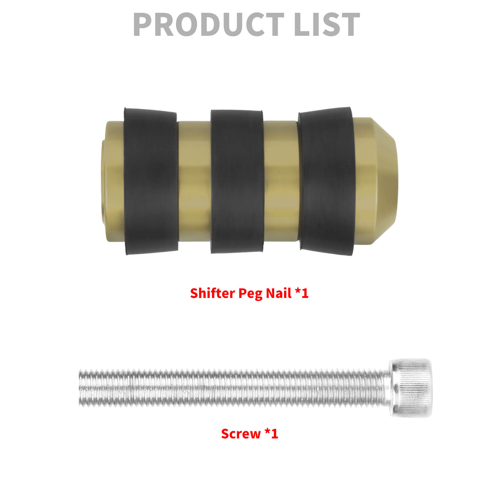 pe014204 mactions rubber shift peg dyna 2006 yellow product list