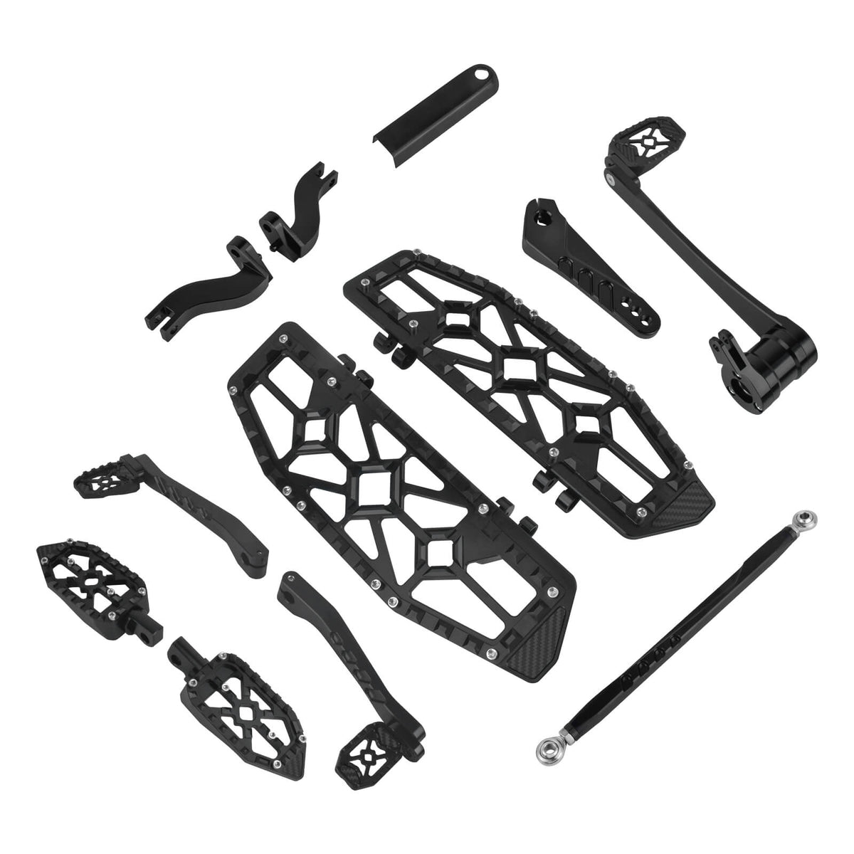CNC Complete Floorboard Set Front Rear Floorboards for Harley Touring '14-'25 | Mactions