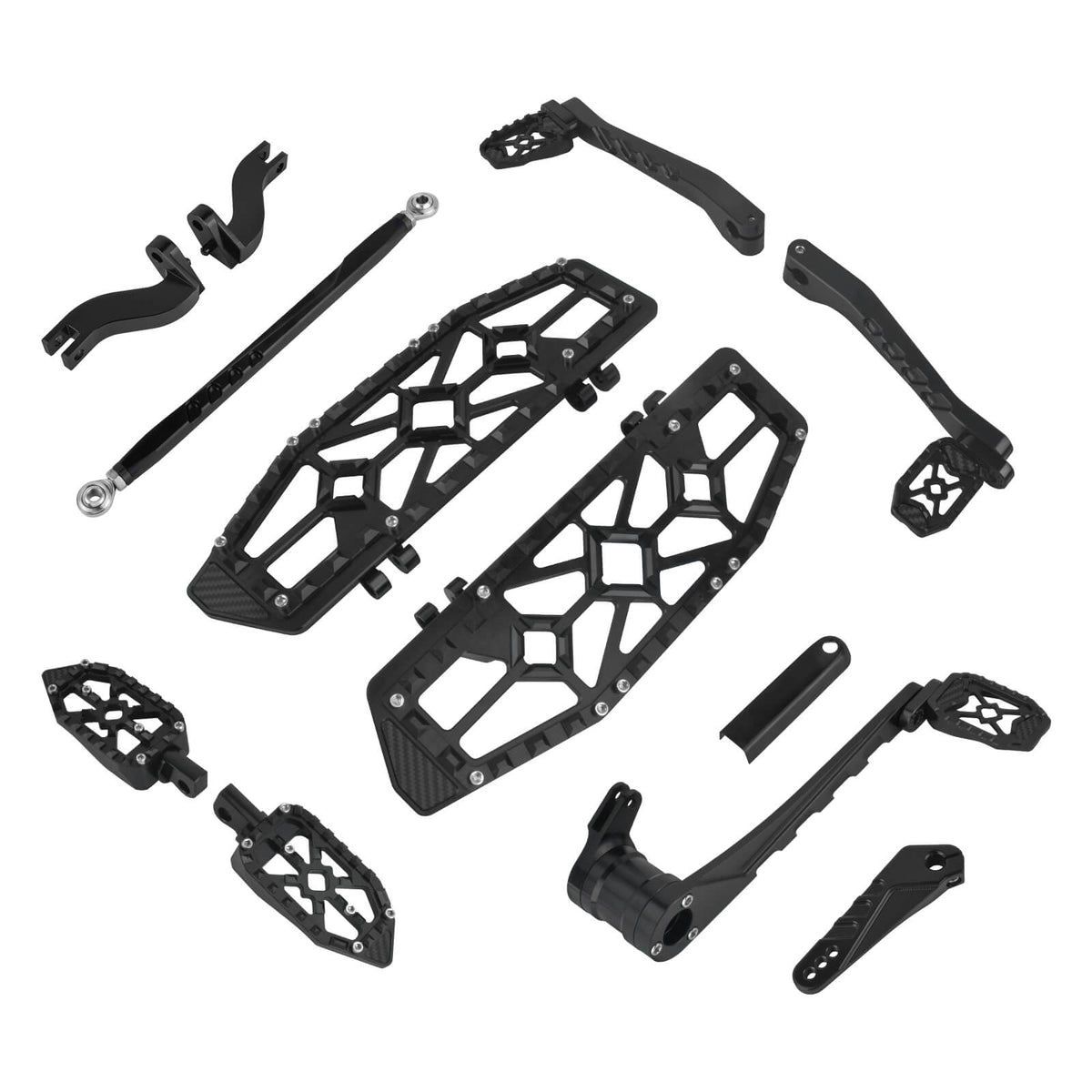 CNC Complete Floorboard Set Front Rear Floorboards for Harley Touring '14-'25 | Mactions