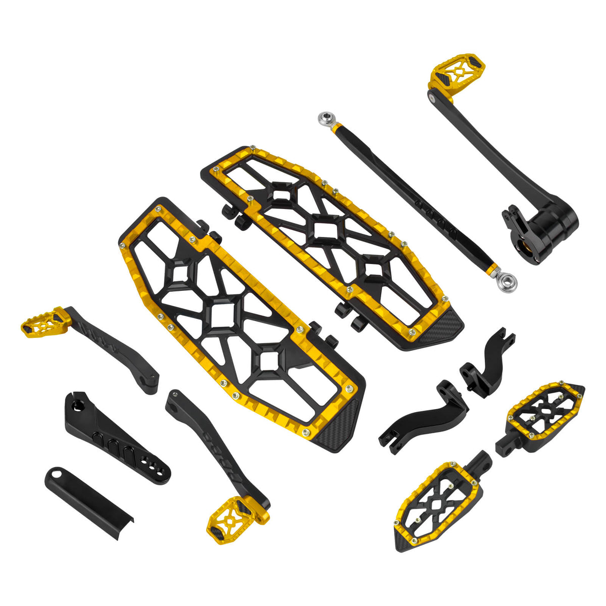 CNC Complete Floorboard Set Front Rear Floorboards for Harley Touring '14-'25 | Mactions