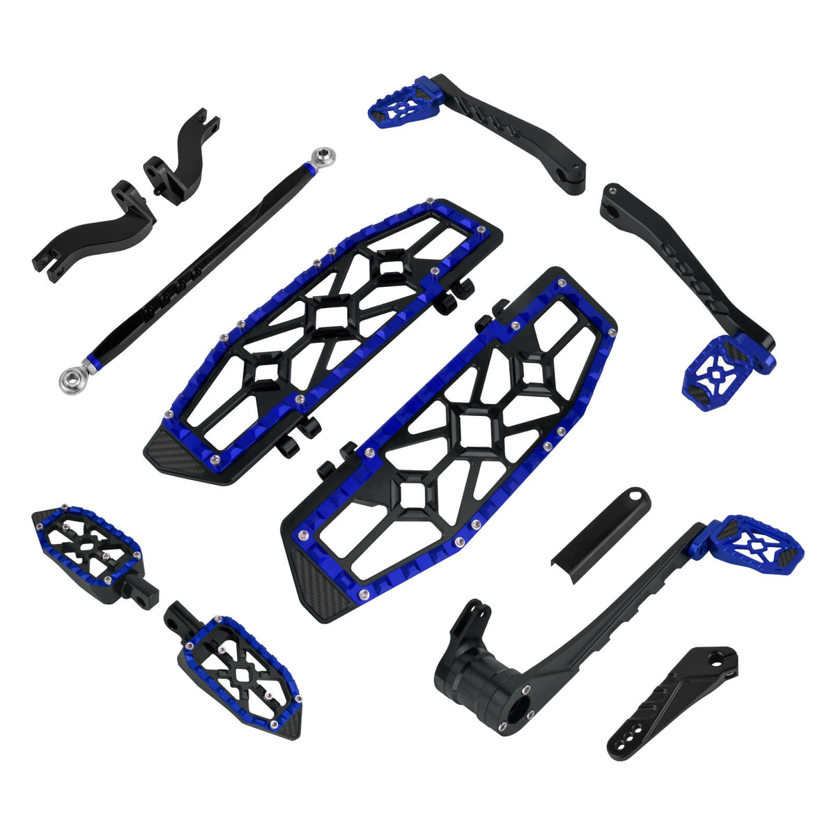 CNC Complete Floorboard Set Front Rear Floorboards for Harley Touring '14-'25 | Mactions