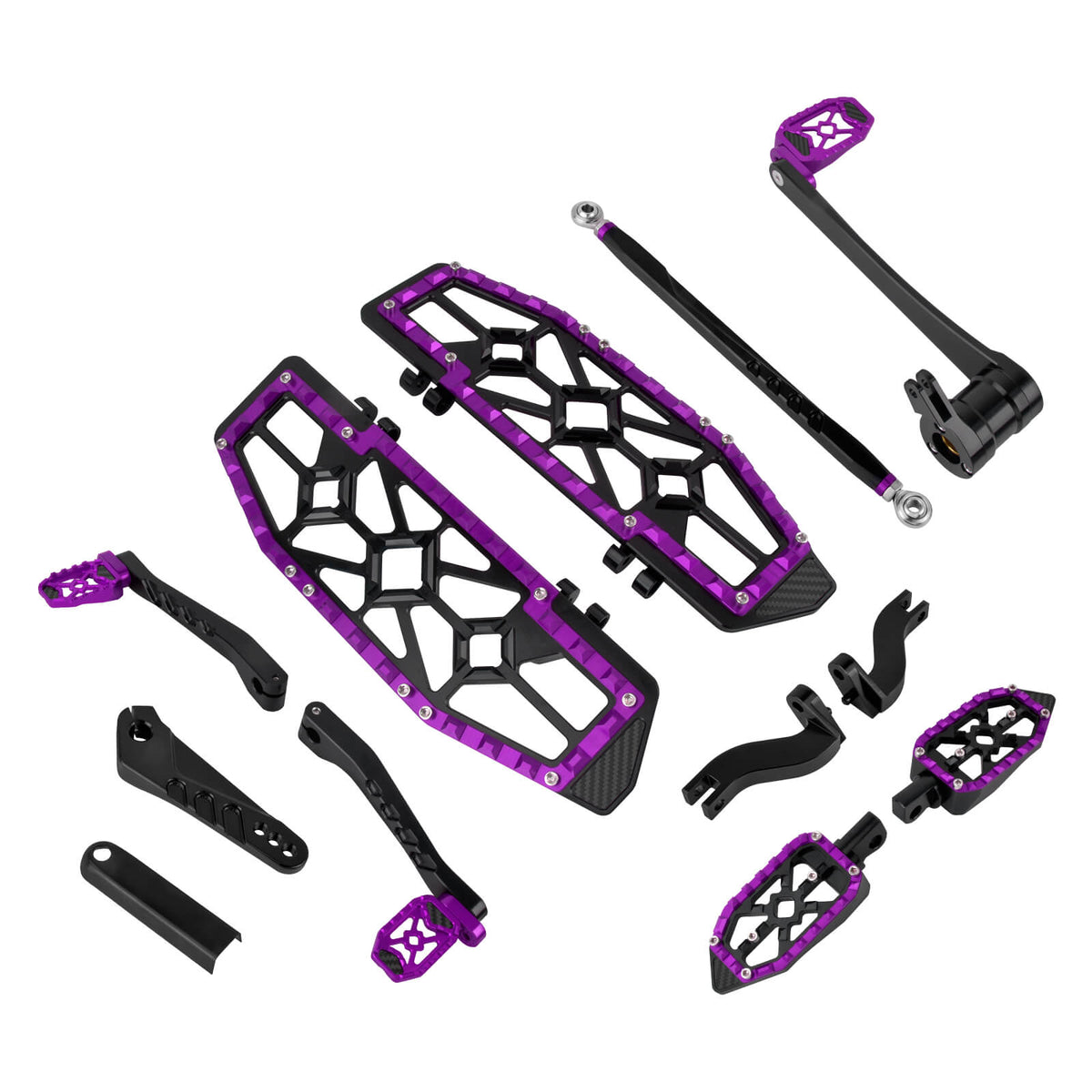 CNC Complete Floorboard Set Front Rear Floorboards for Harley Touring '14-'25 | Mactions
