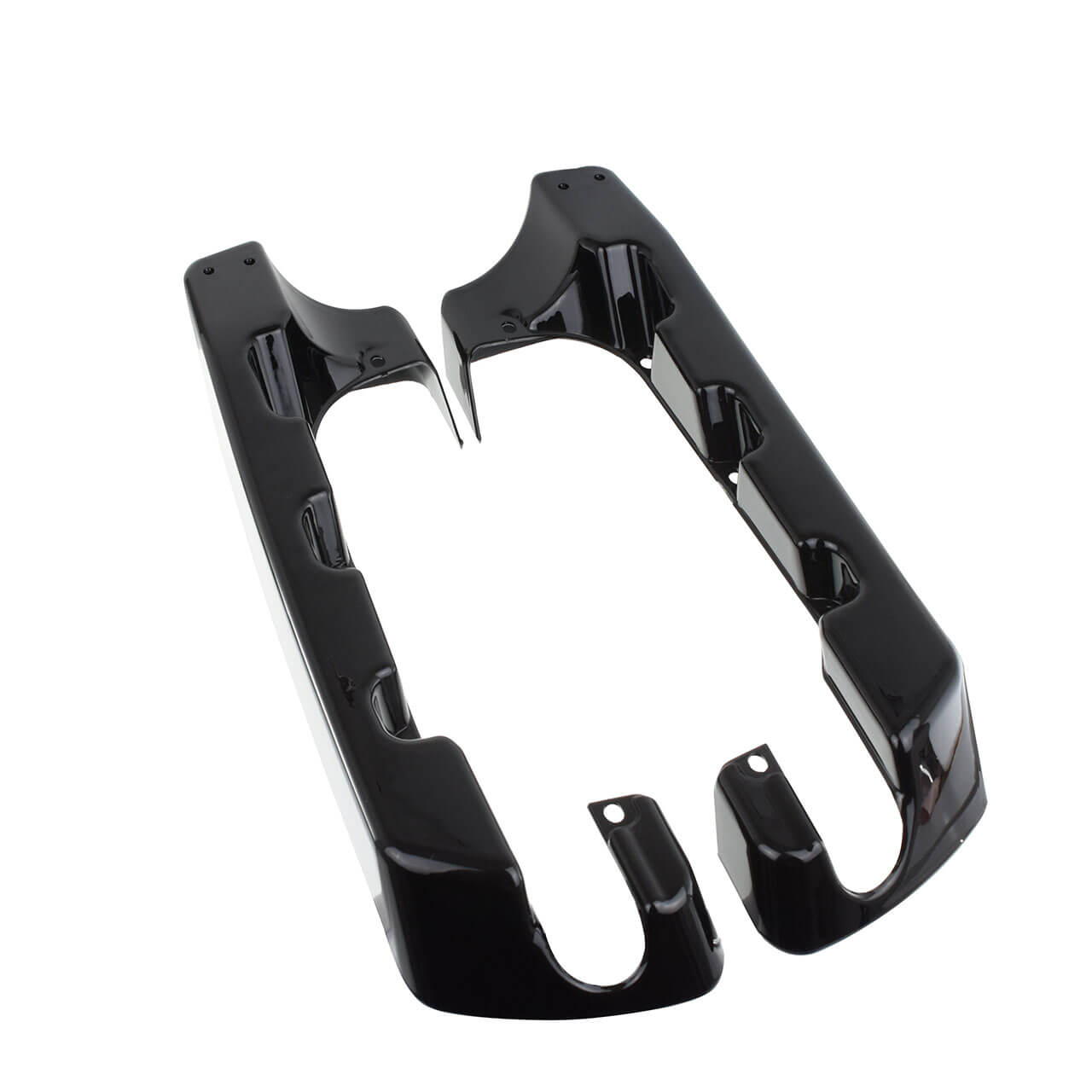 ABS 4" Hard Saddle Bag Extensions Fit For Touring Models 2014-2018 | Mactions