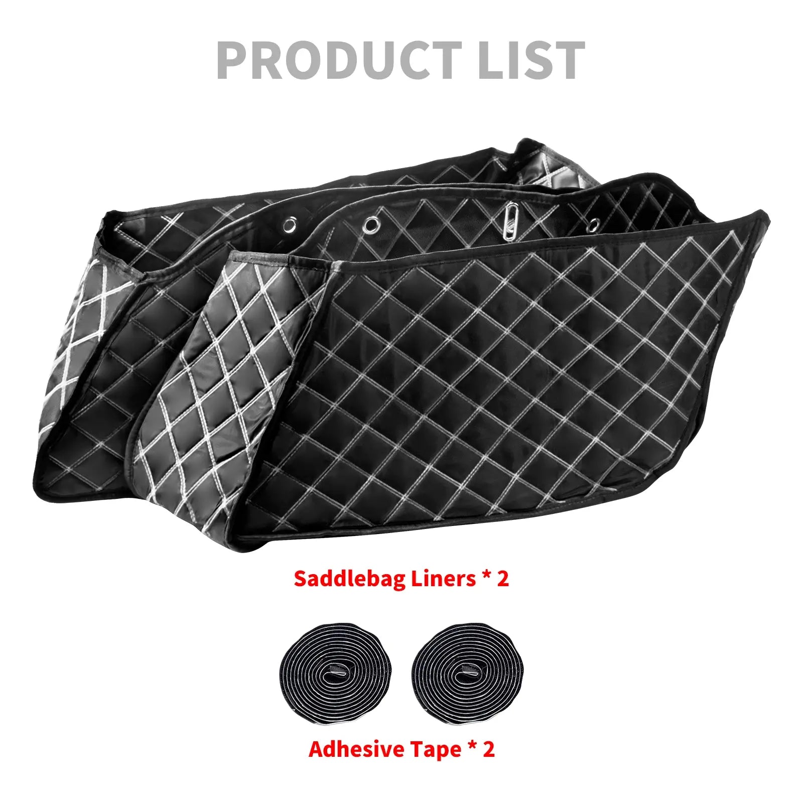 Extended Saddlebag Liner Insert For Indian Chieftain Limited Dark Horse ‘19-’23 Roadmaster Limited Elite