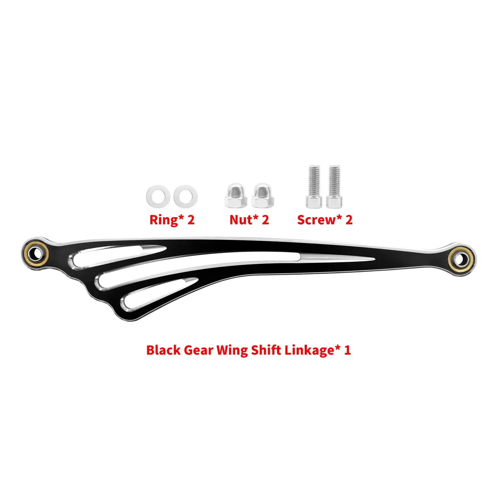 Gear Shift Linkage Aluminum Levers For Harley Touring Softail Fat Boy FLHC '86-'25 | Mactions