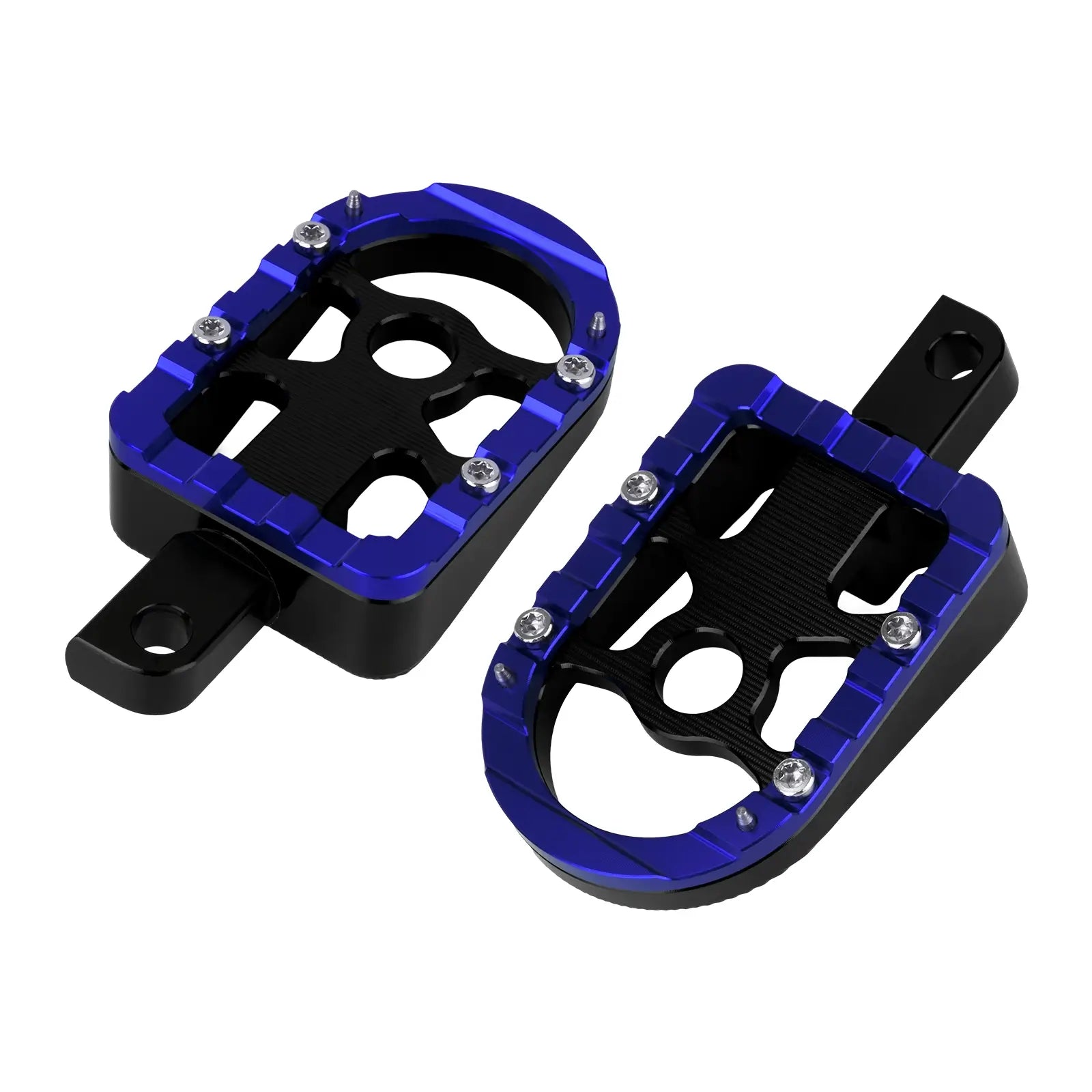 Rear Footpegs Passenger Floorboards Pedal For Harley Softail Touring Dyna FLHR FL