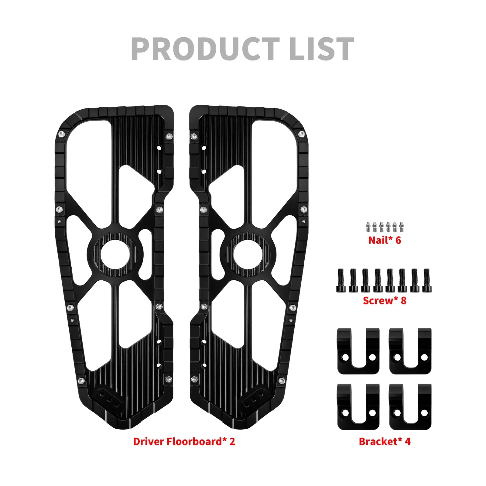 Wide Rider Floorboards for Harley '86-'17 FL Softail '86-up Touring | Mactions