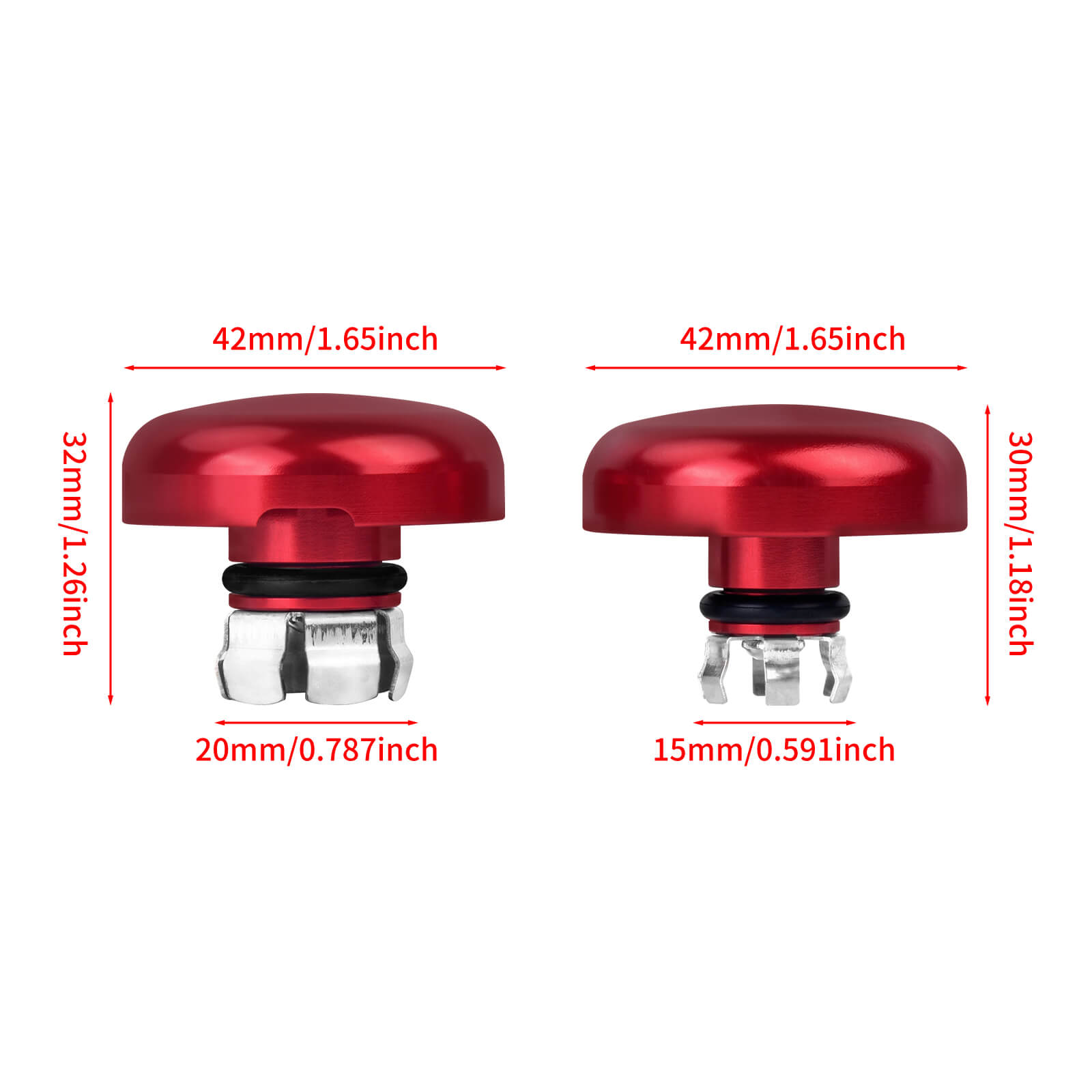 Custom CNC Front Axle Nut Covers for Harley Touring 2024-2025 | Mactions