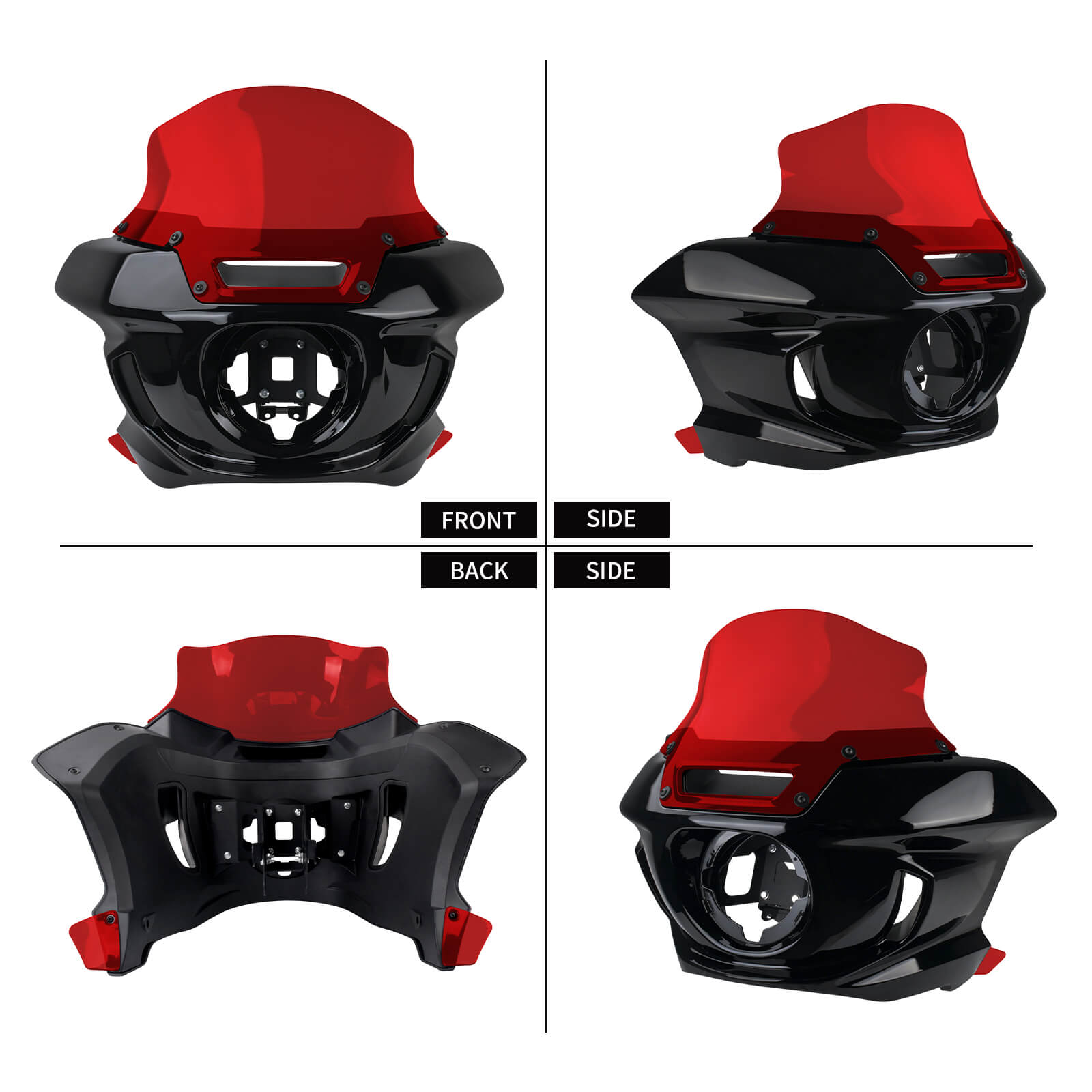 Headlight Fairing Set with Colored Windshield for Harley Softail 2018+ | Mactions