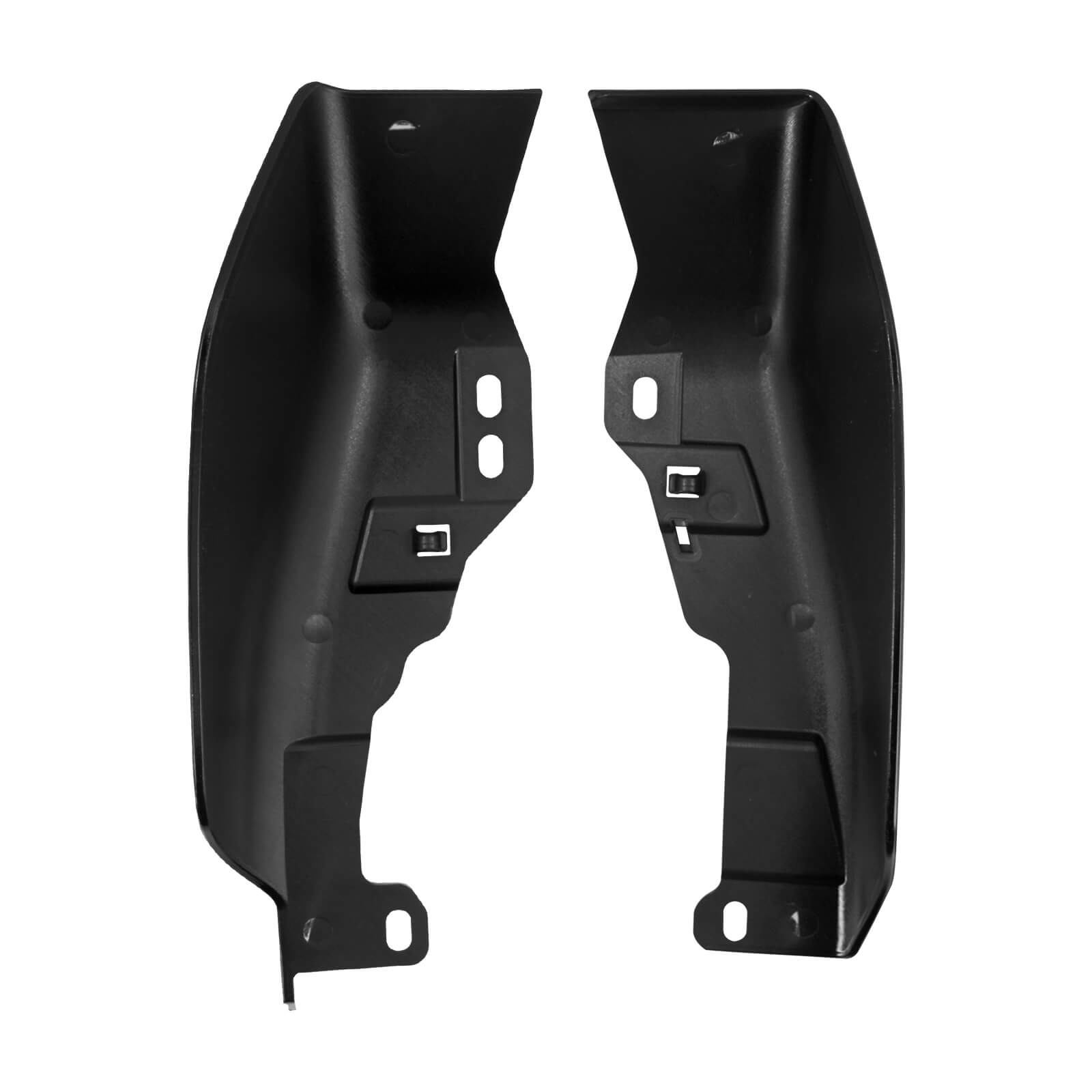 Black heat deflector Mount to Upper Fairing