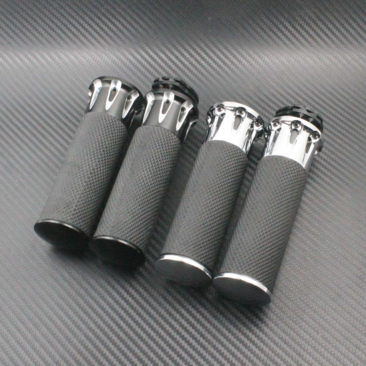 Motorcycle CNC Handlebar Grips for Harley | Mactions