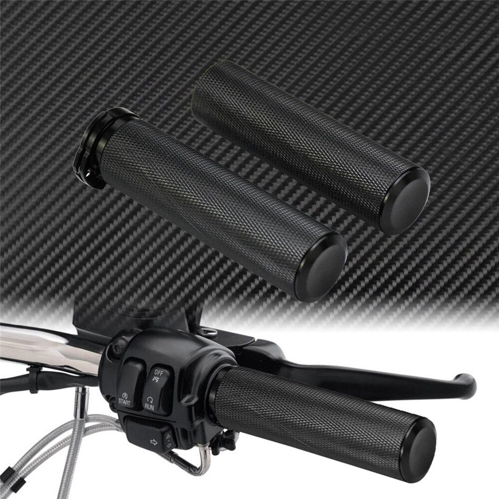 1" Billet hand grips for Harley Touring Sportster Dyna Softail V-Rod | Mactions