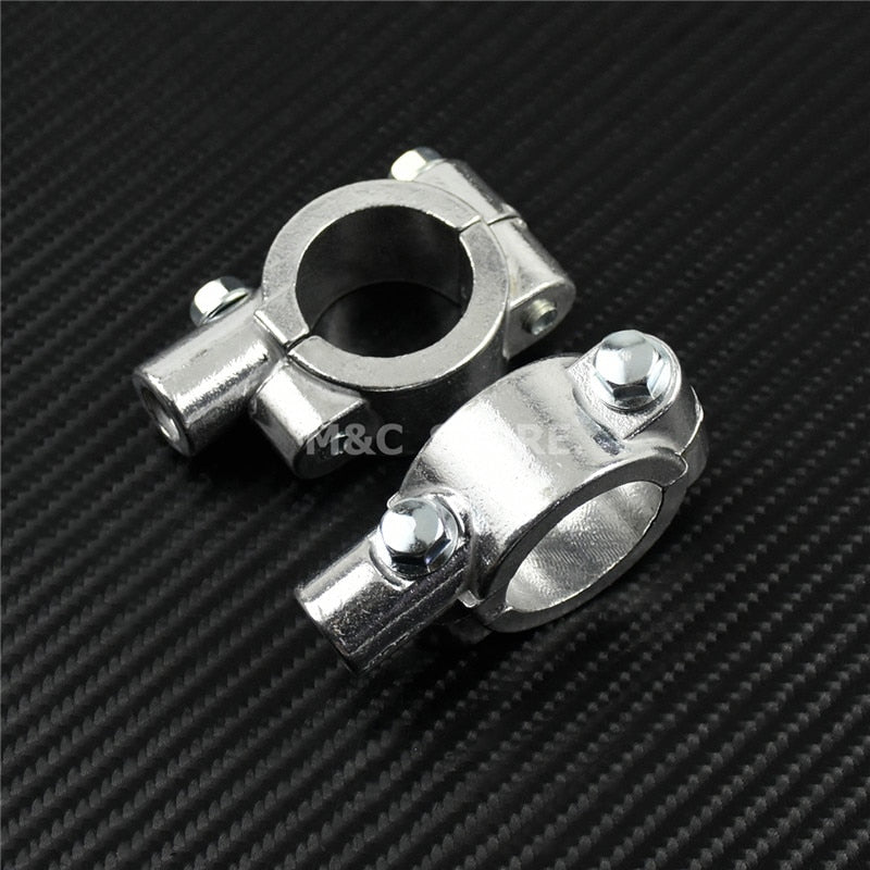 Motorcycle Mirror Bracket Handlebar Mirrors Clamp Mount Brackets Support | Mactions